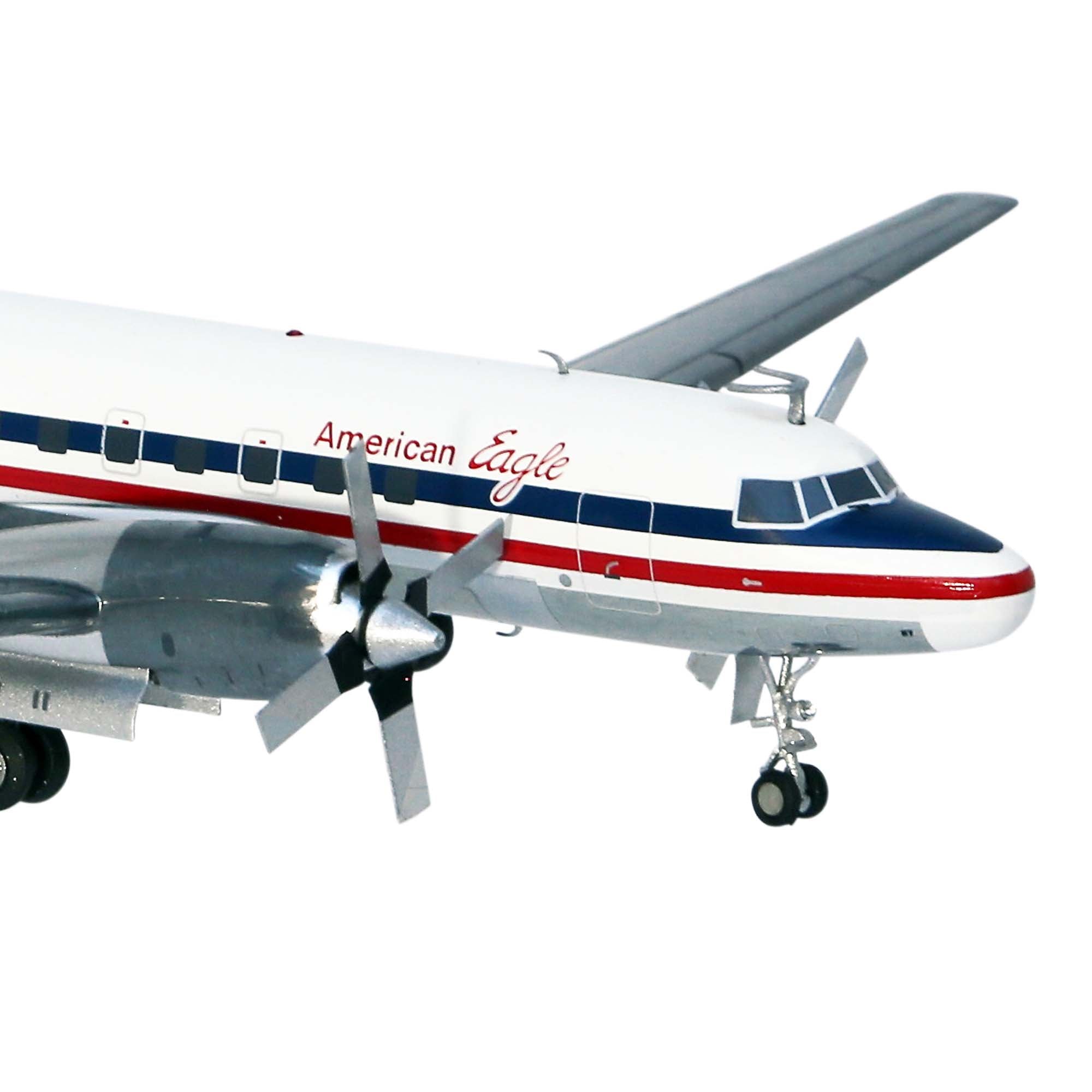 Maquette avion CV-580 American Eagle N73117 - métal 1/200e