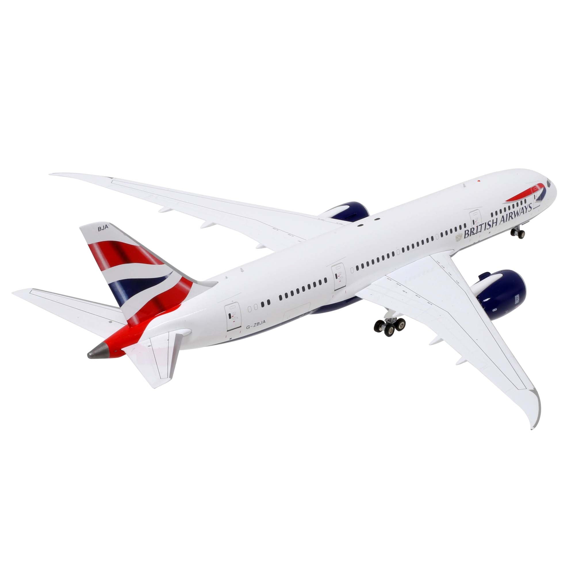 Maquette avion B787 British Airways G-ZBJA - métal 1/200e