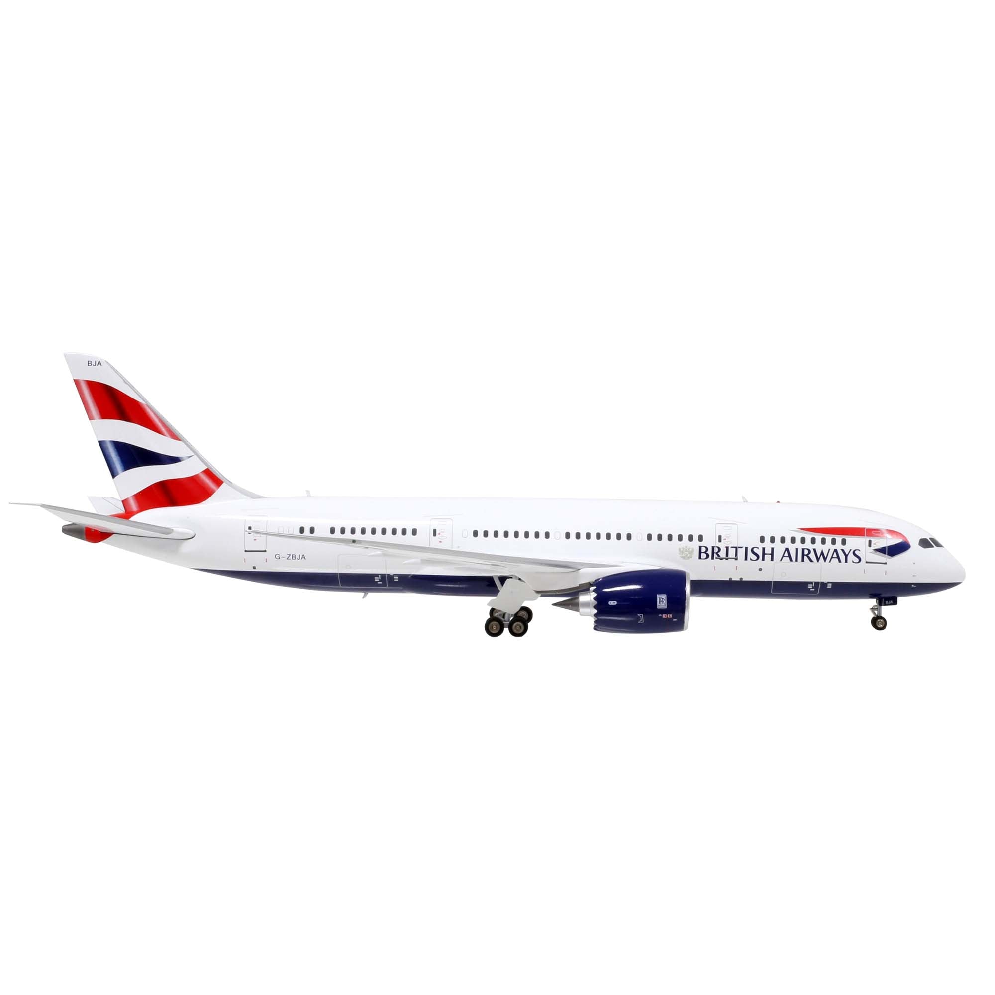 Maquette avion B787 British Airways G-ZBJA - métal 1/200e