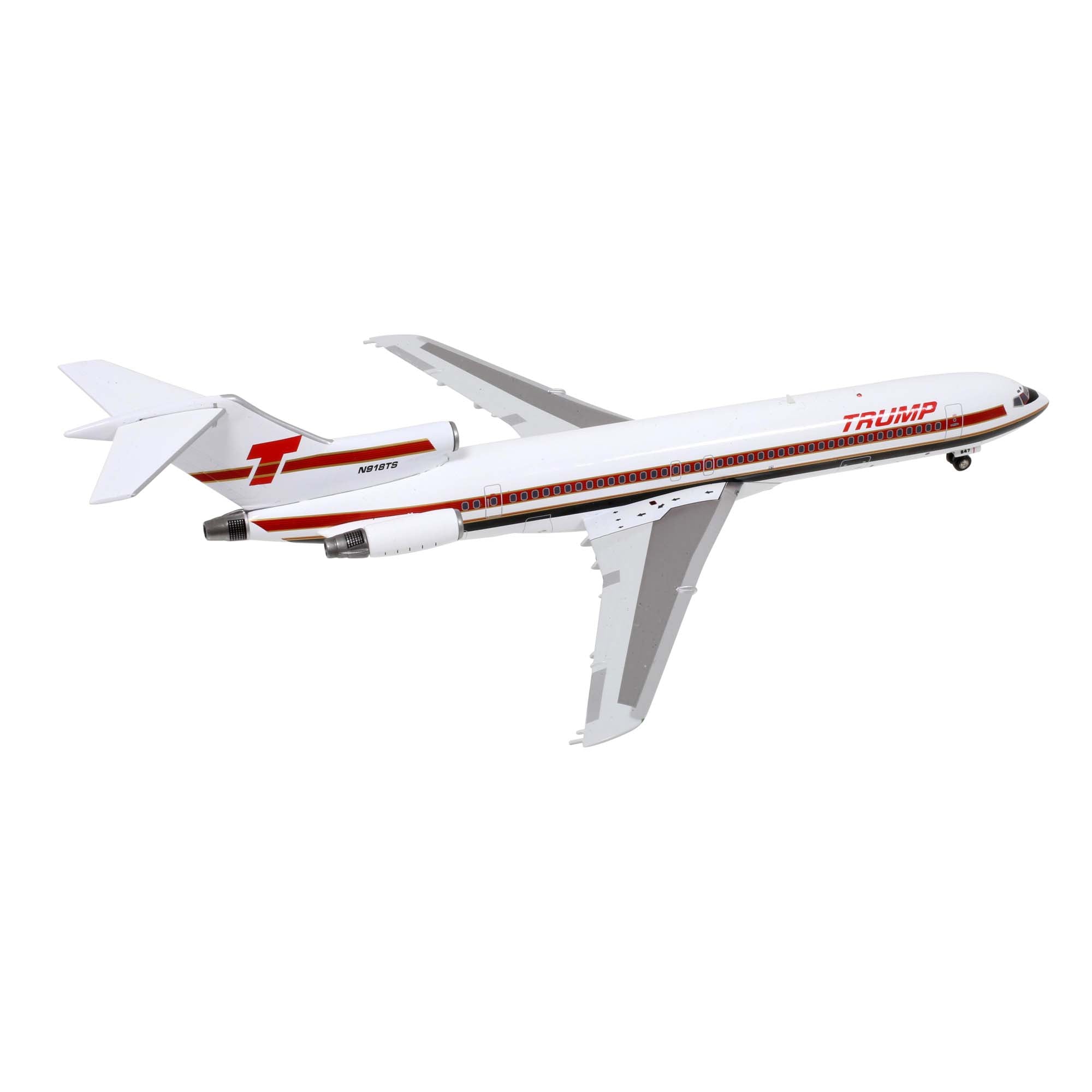 Maquette avion B727-200 Trump N918TS - métal 1/200e