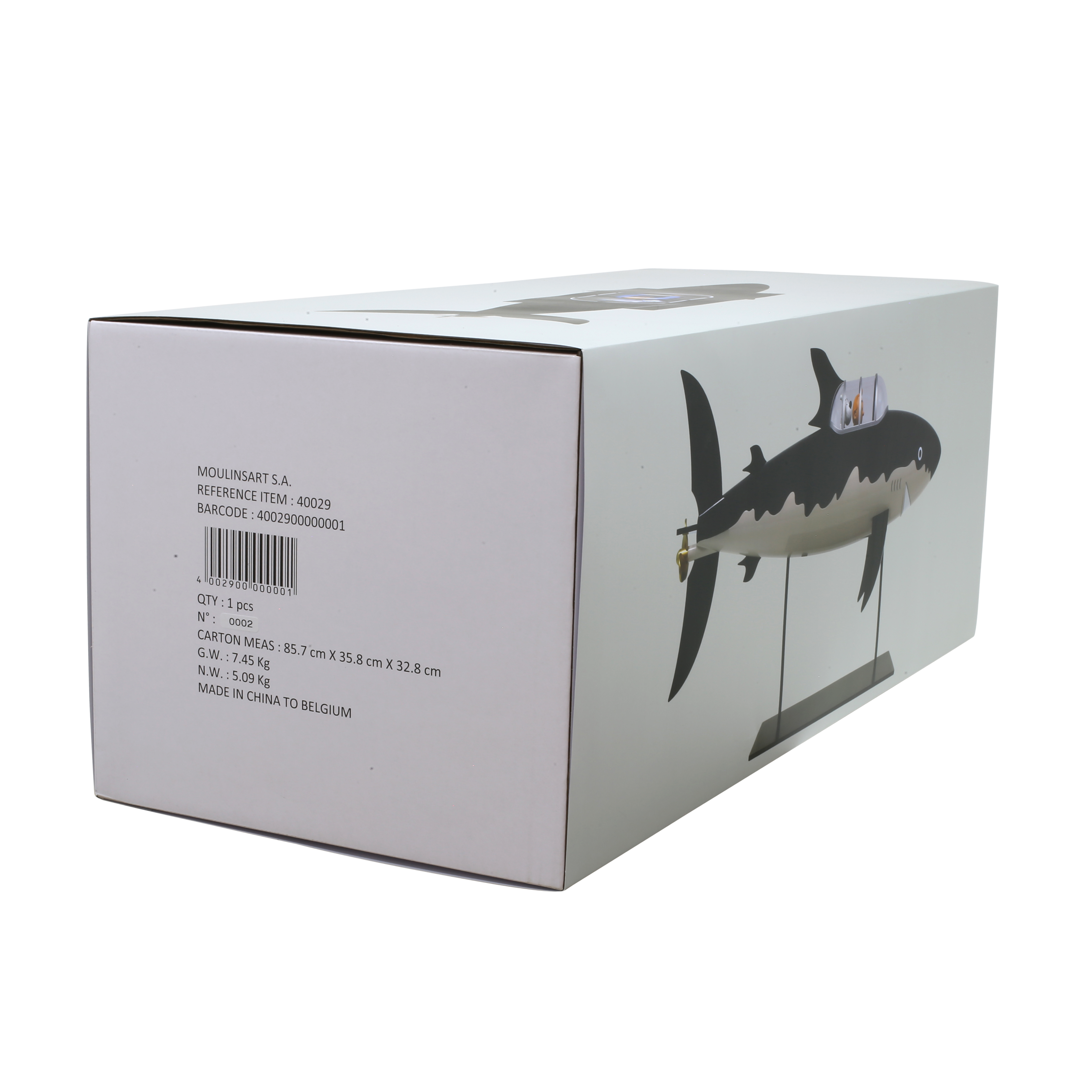 Maquette Sous-Marin Tintin 77cm