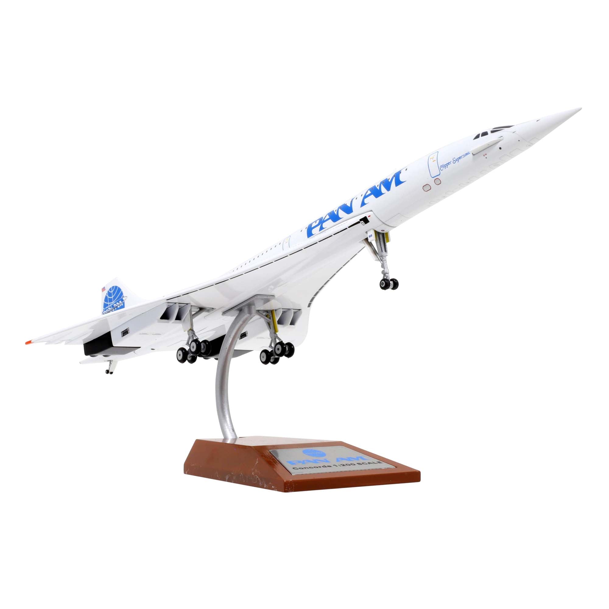 Maquette avion Concorde PAN AM N528PA - métal 1/200e