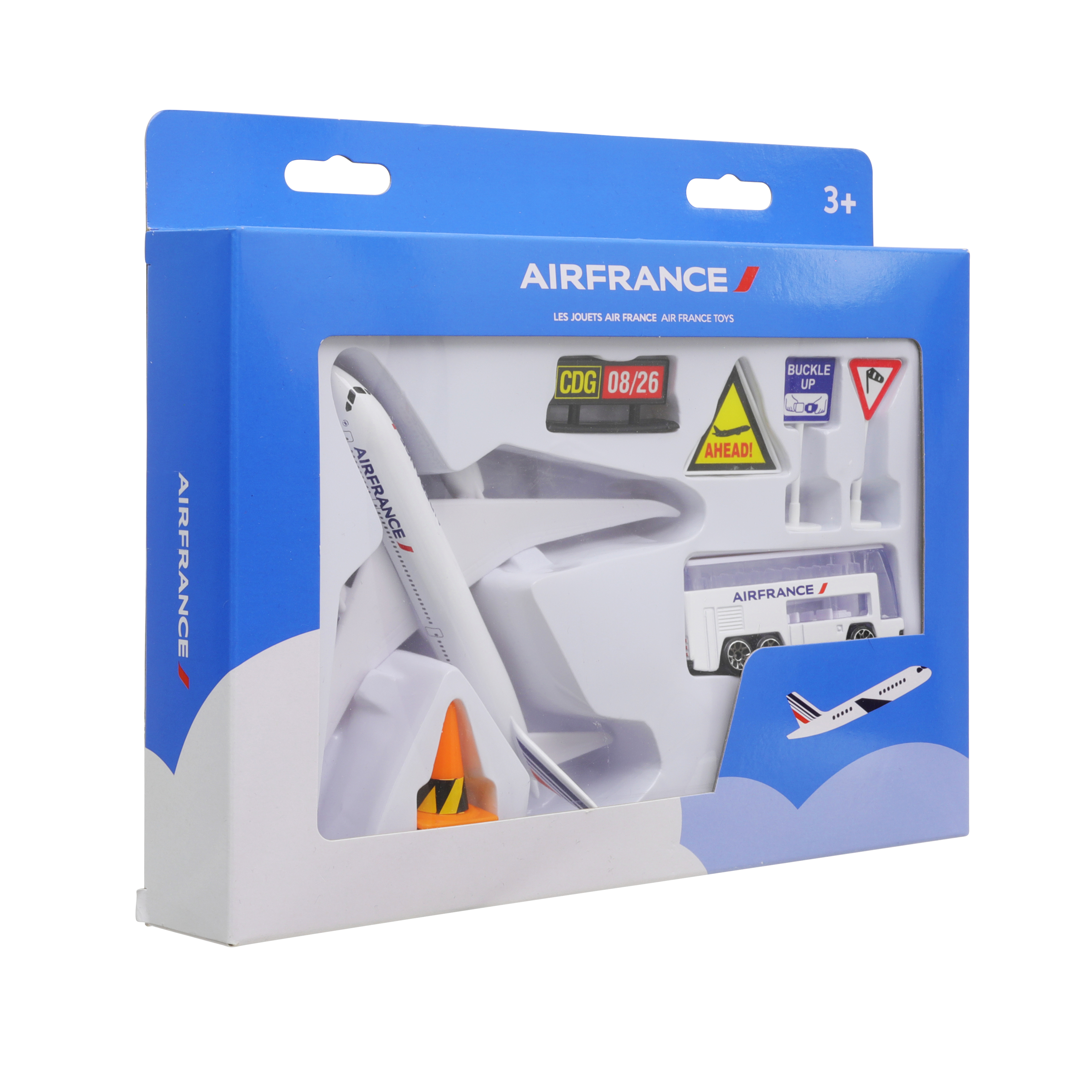 Coffret aéroport Air France avec avion junior B787