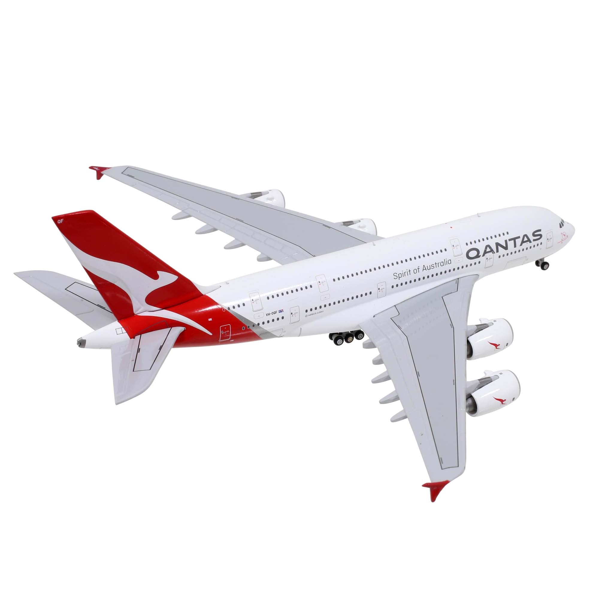 Qantas A380-800 VH-OQF aircraft model - metal 1/400