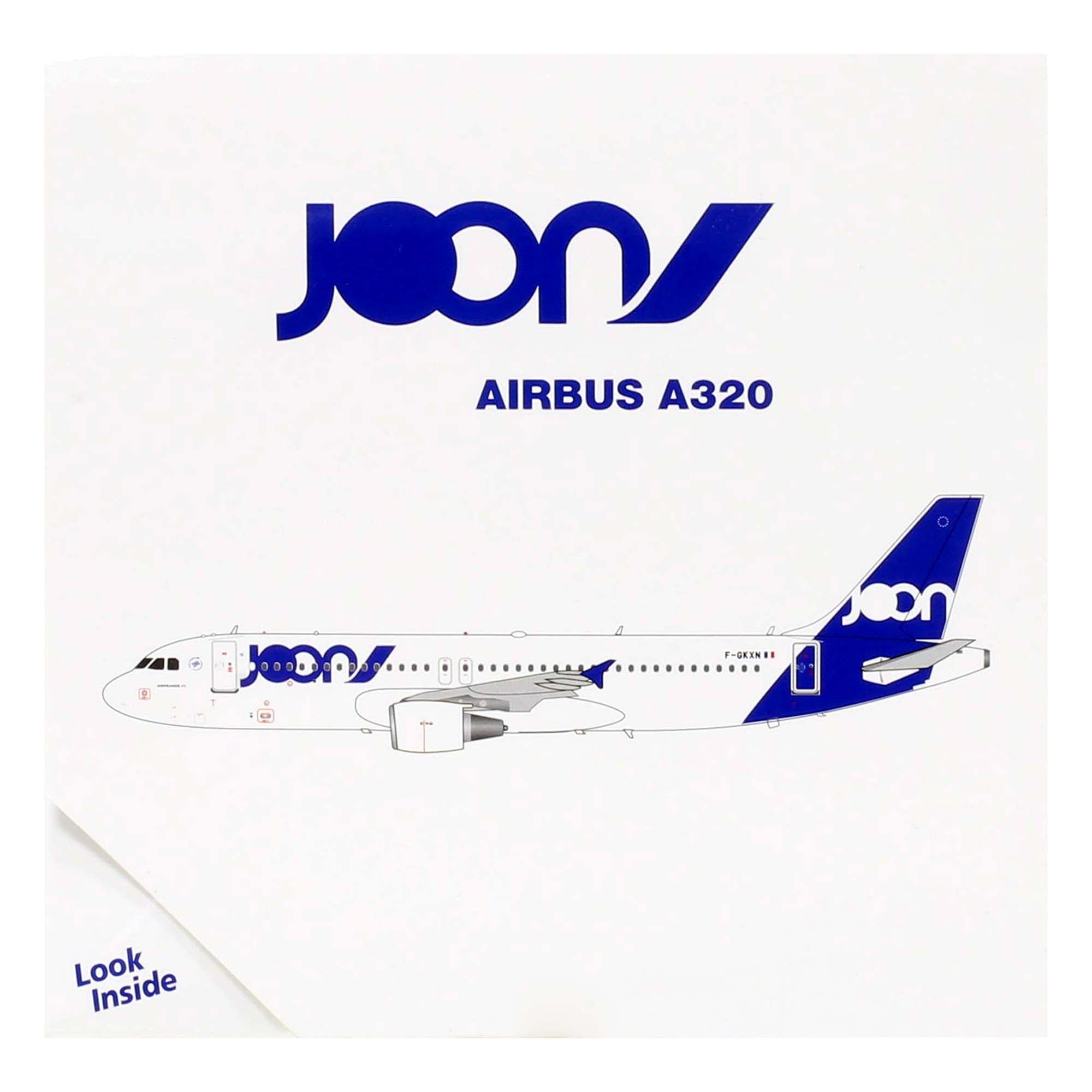 Maquette avion A320-200 Joon F-GKXN - métal 1/400e