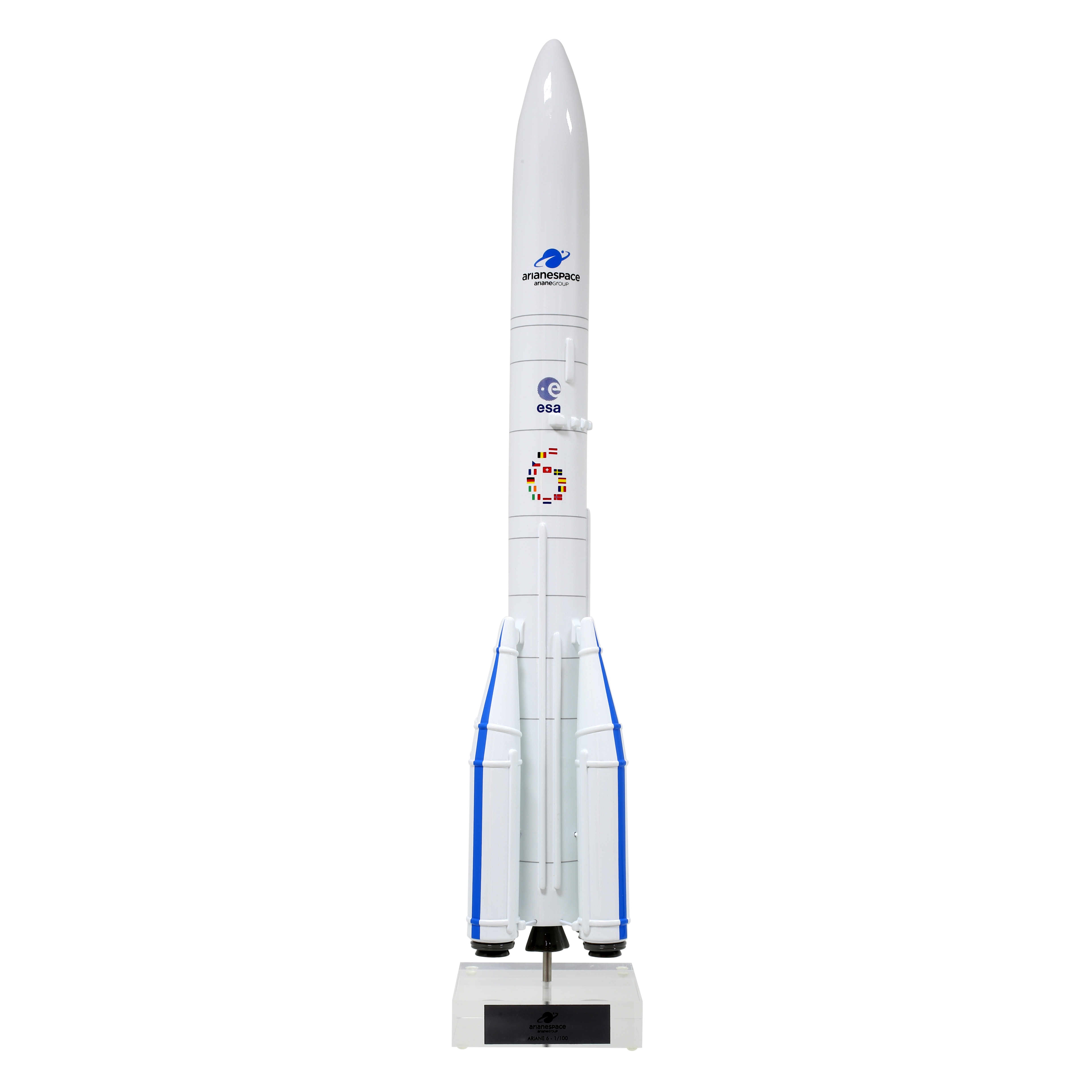 Maquette Fusée Ariane 6, résine 1/100e