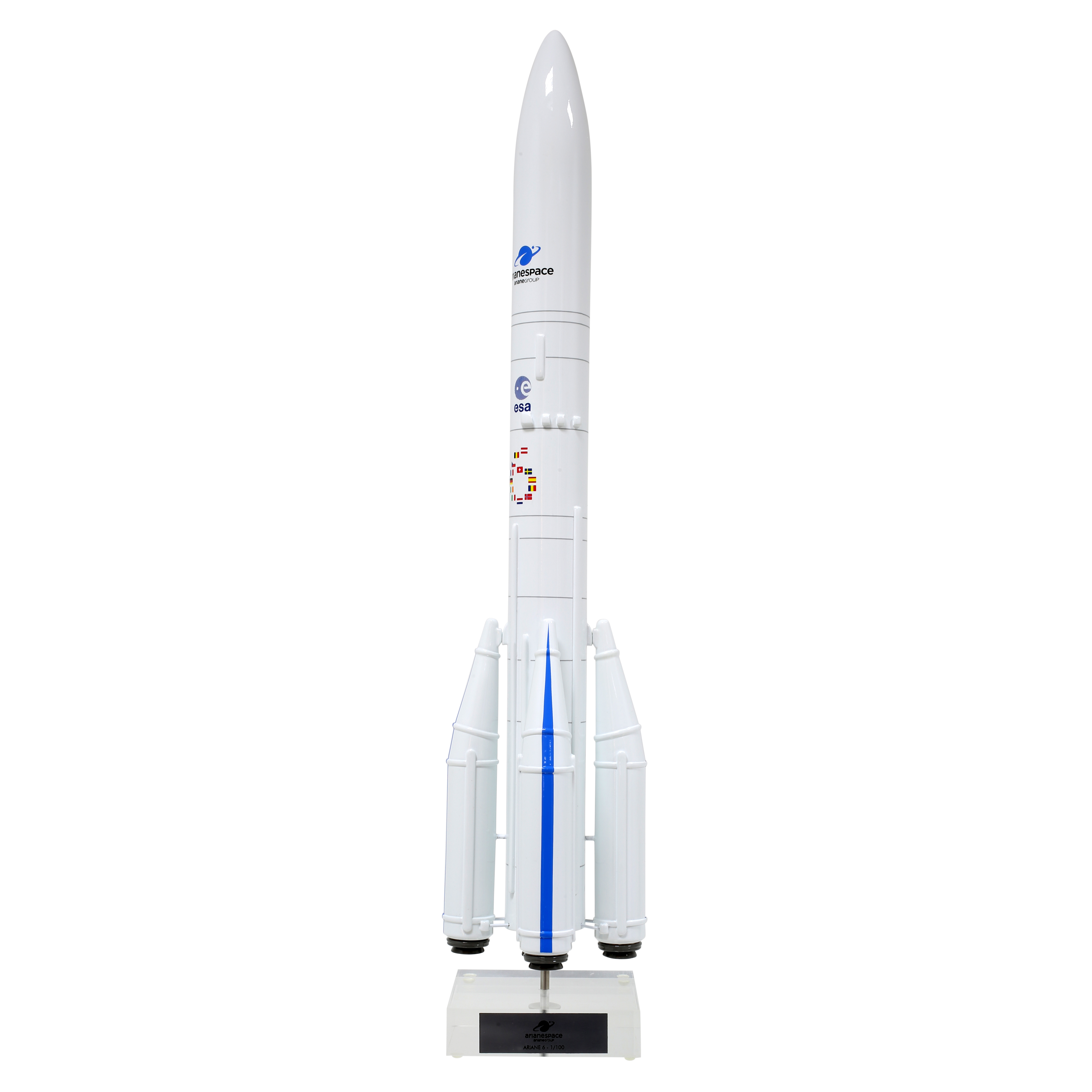Maquette Fusée Ariane 6, résine 1/100e