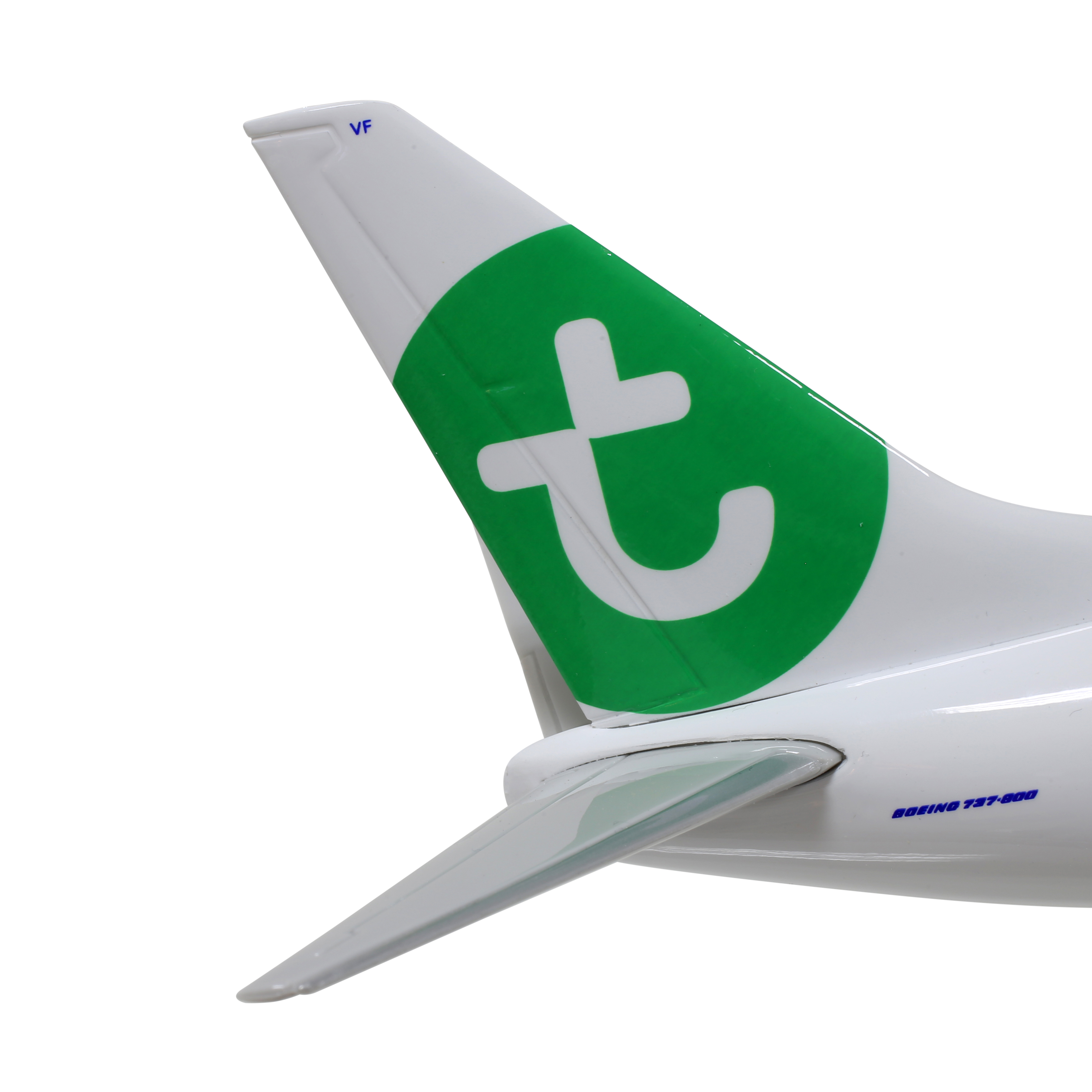Maquette avion B737-800 Transavia - résine 1/100
