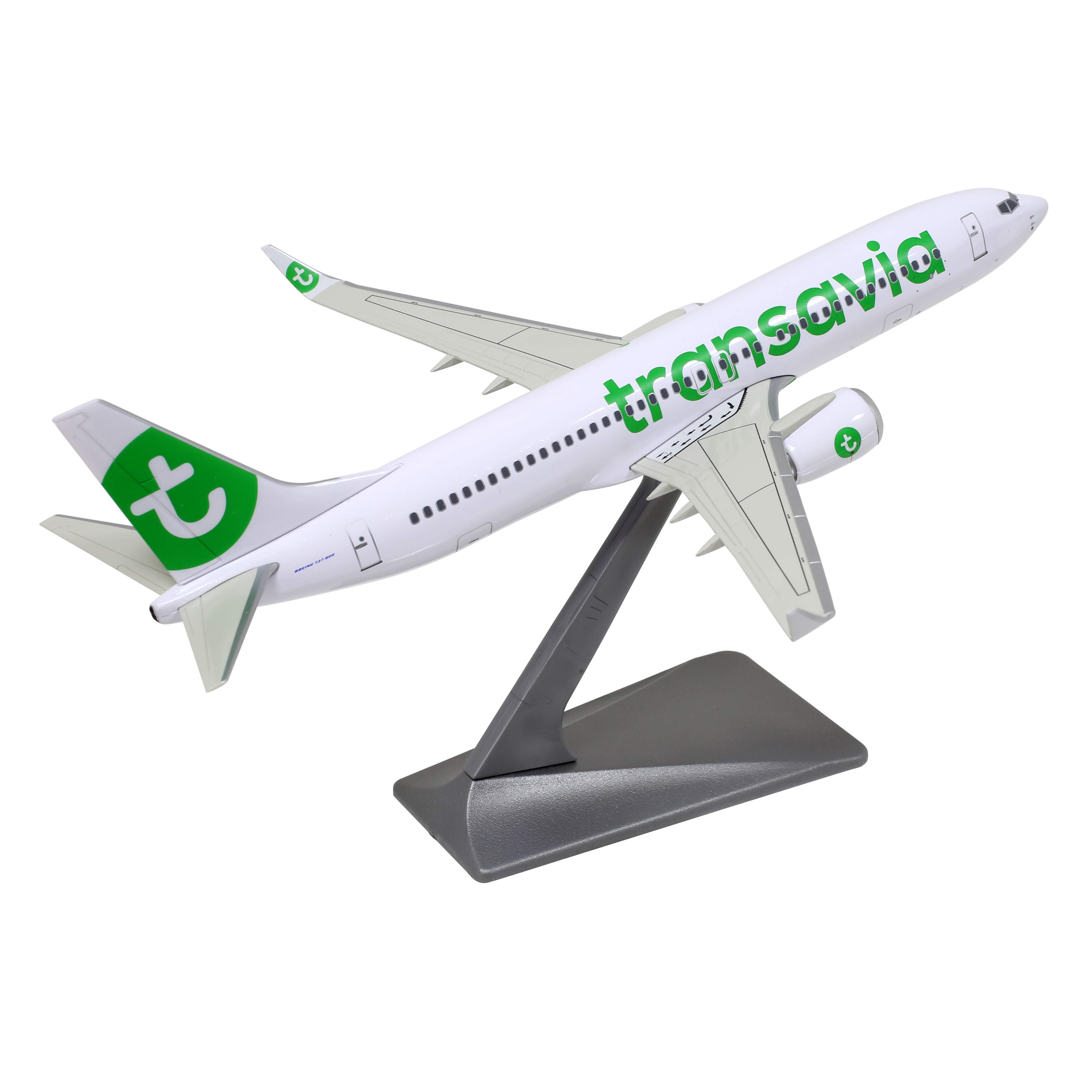 Maquette avion B737-800 Transavia - Plastique 1/200