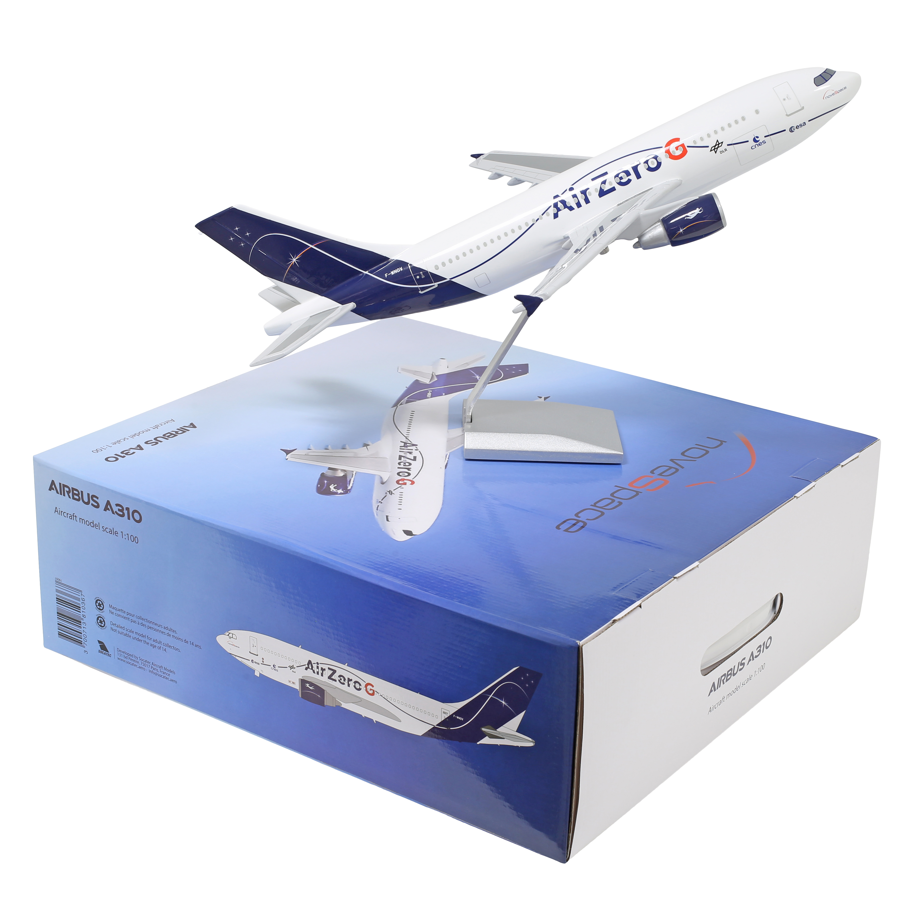Maquette A310-300 Novespace / CNES, résine 1/100e