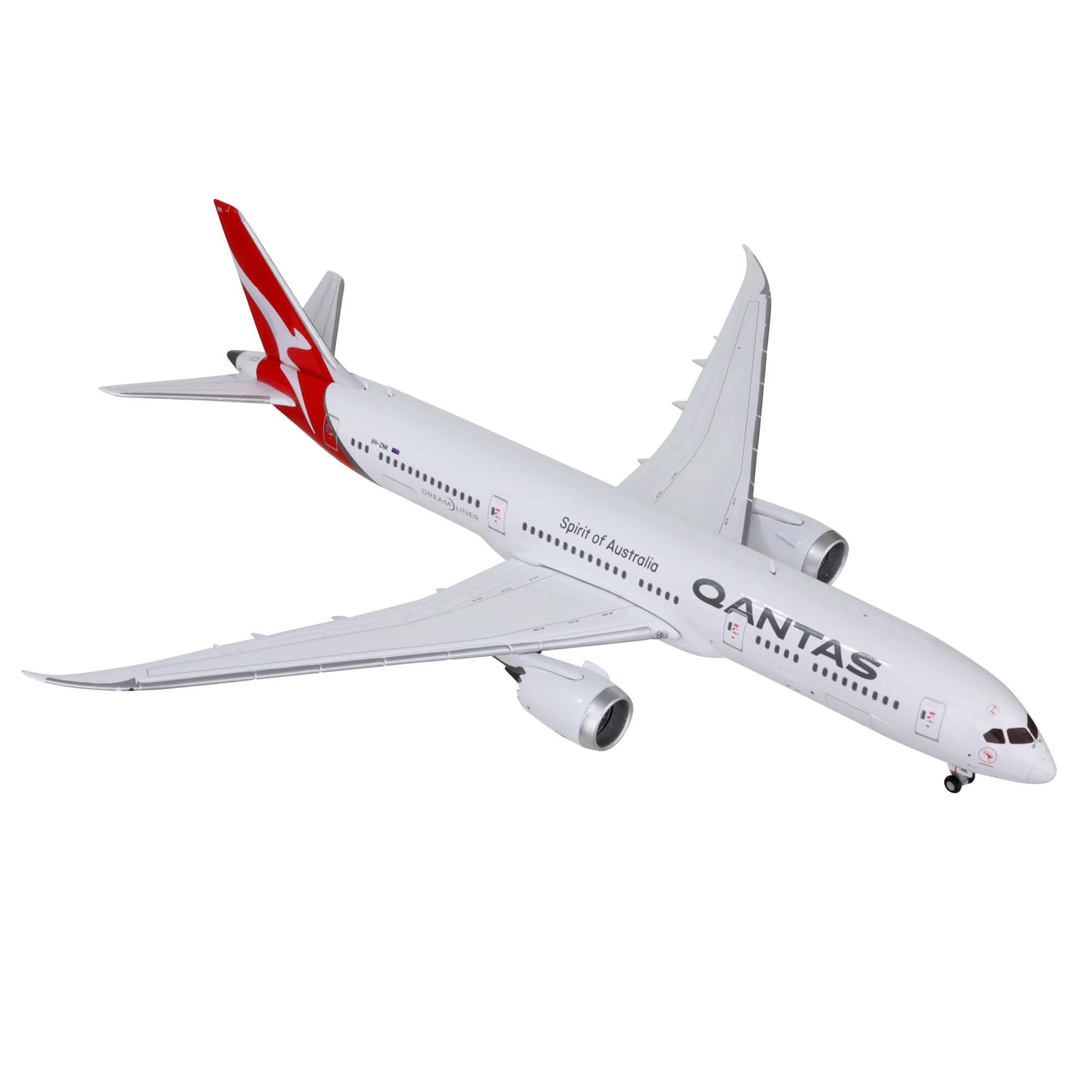 Maquette avion B787-9 Qantas VH-ZNK - métal 1/400e
