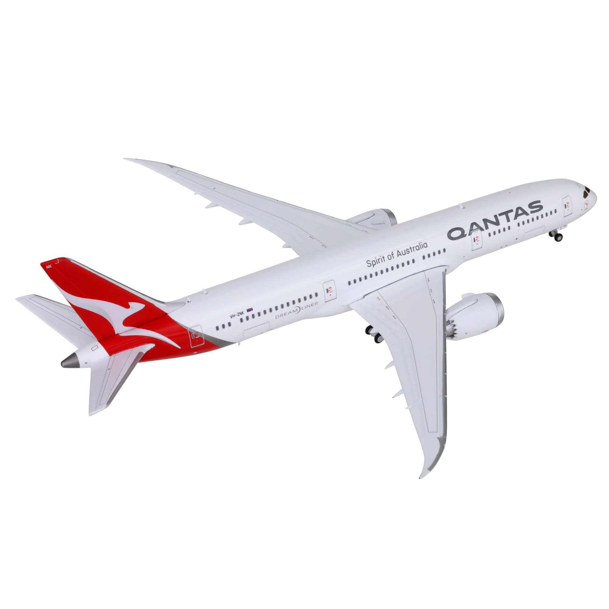 Maquette avion B787-9 Qantas VH-ZNK - métal 1/400e