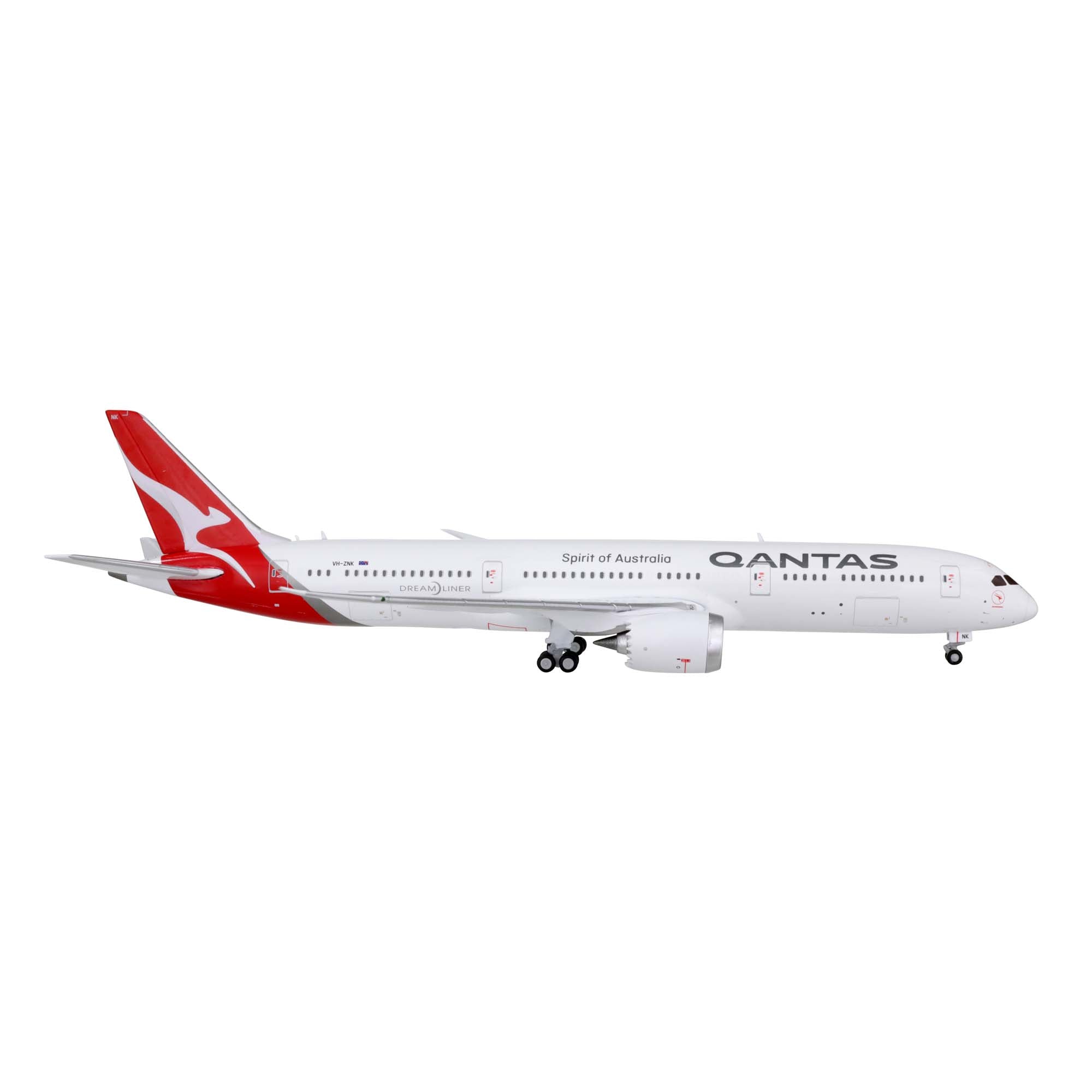 Maquette avion B787-9 Qantas VH-ZNK - métal 1/400e