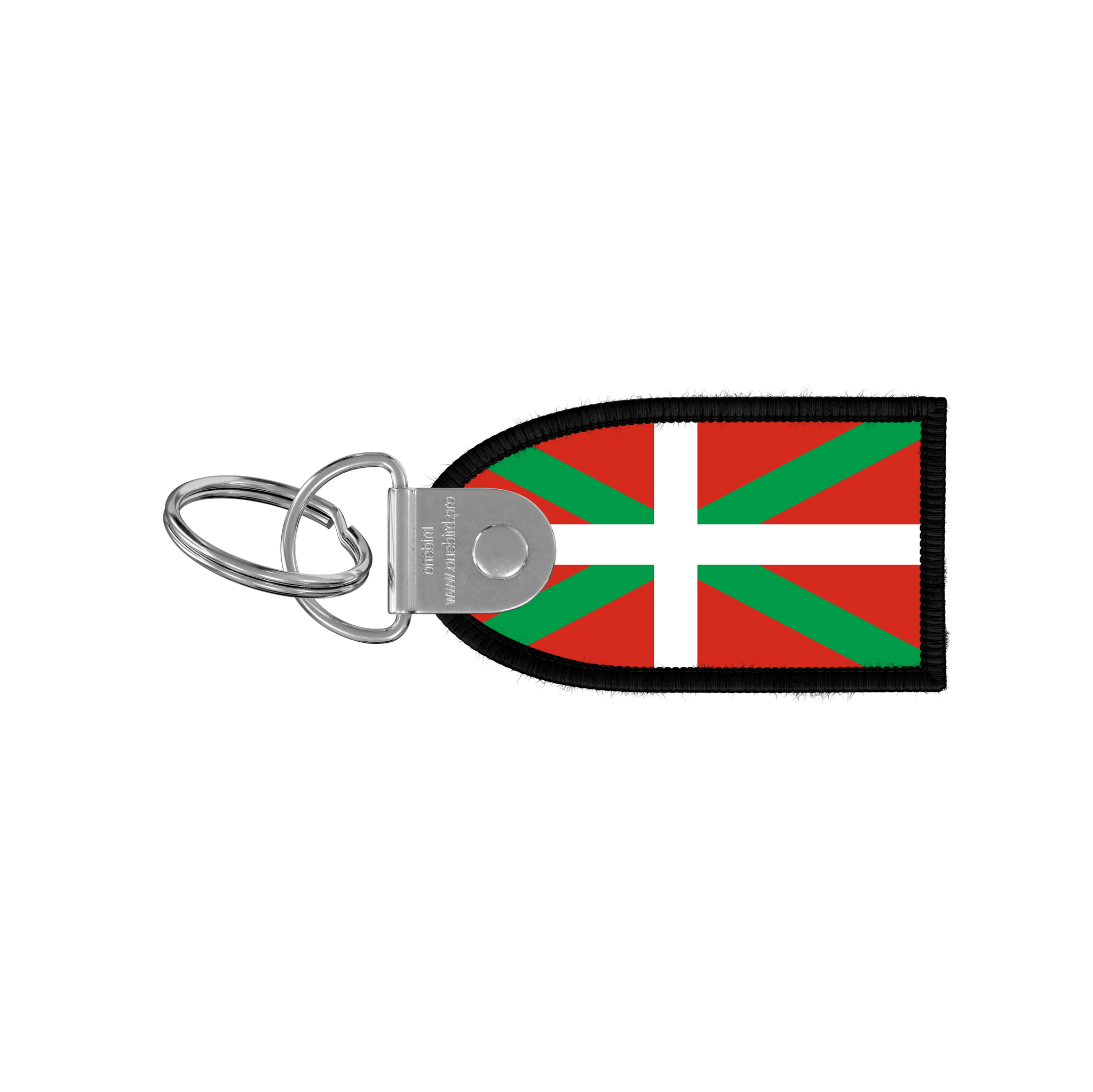 Flame key ring - Flag - Basque Country