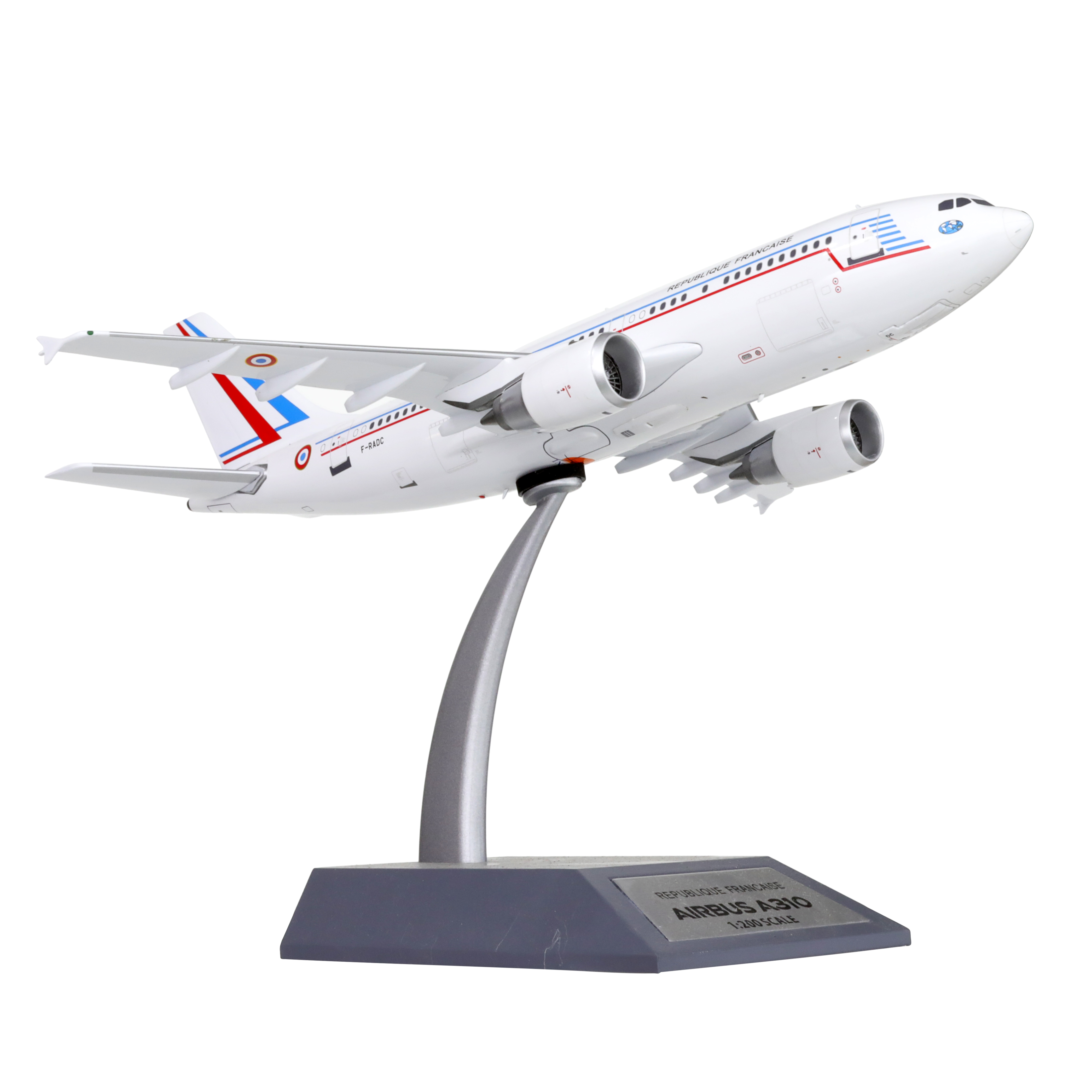 Maquette A310-300 F-RADC République Française, 1/200è métal