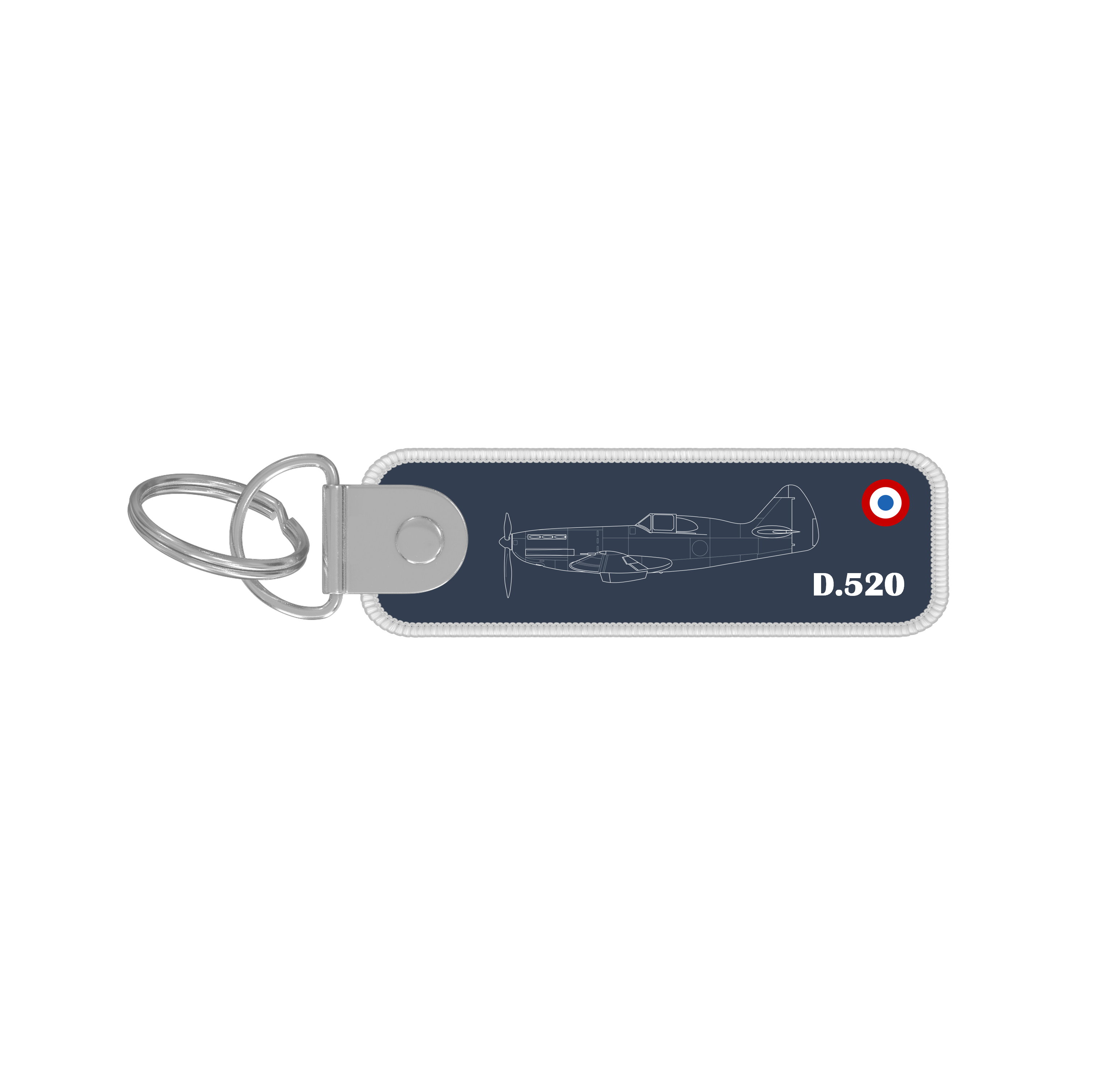 Porte-clés flamme - Warbird - Dewoitine D520