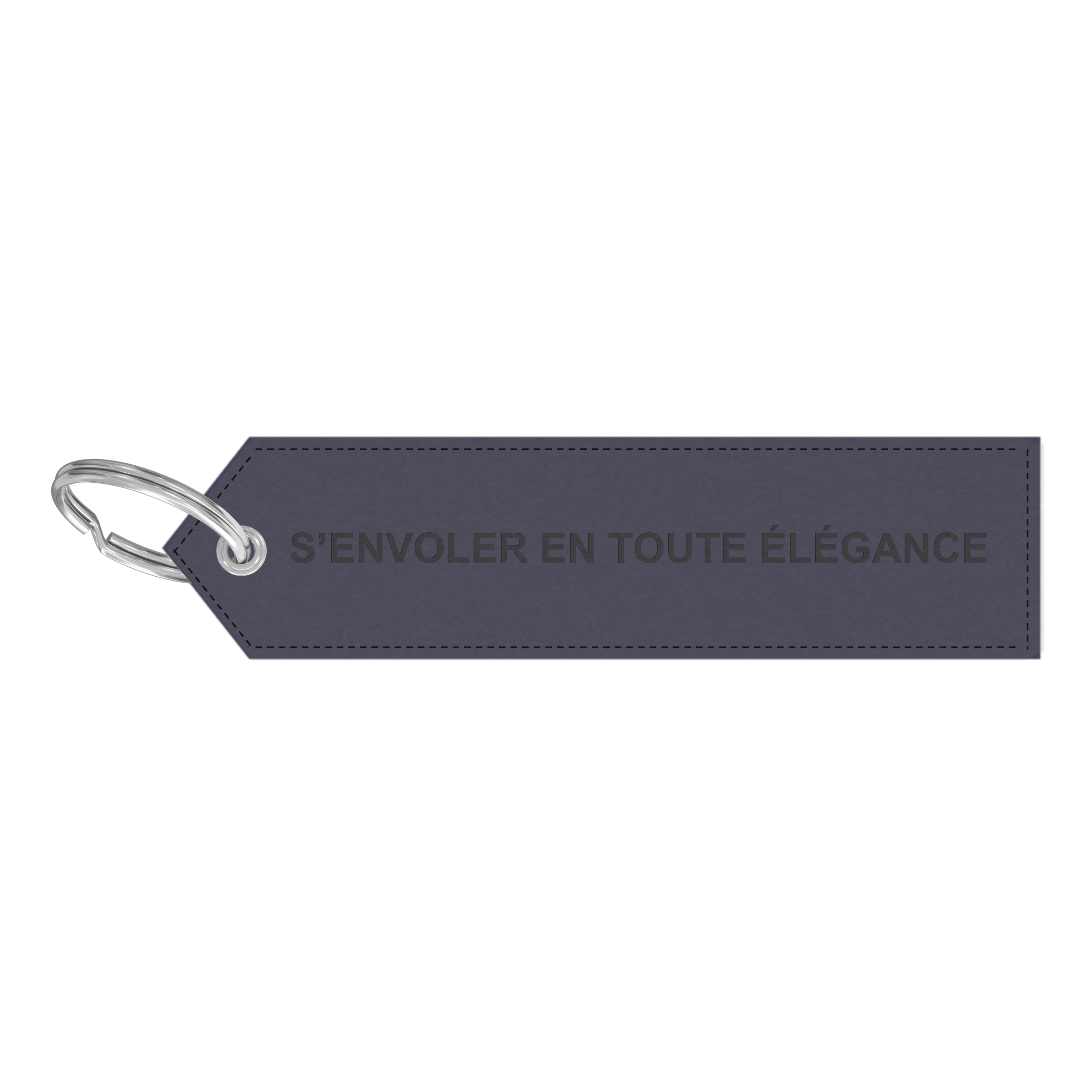 Porte-Clés cuir Air France "S'envoler en toute élégance"