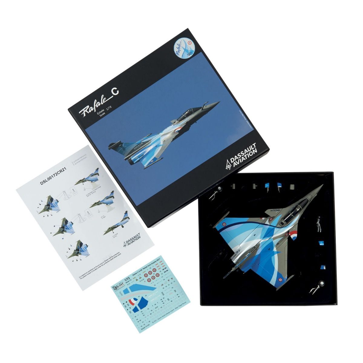 Rafale C Model - Rafale Solo Display 2021 - Dassault - 1/72nd Scale