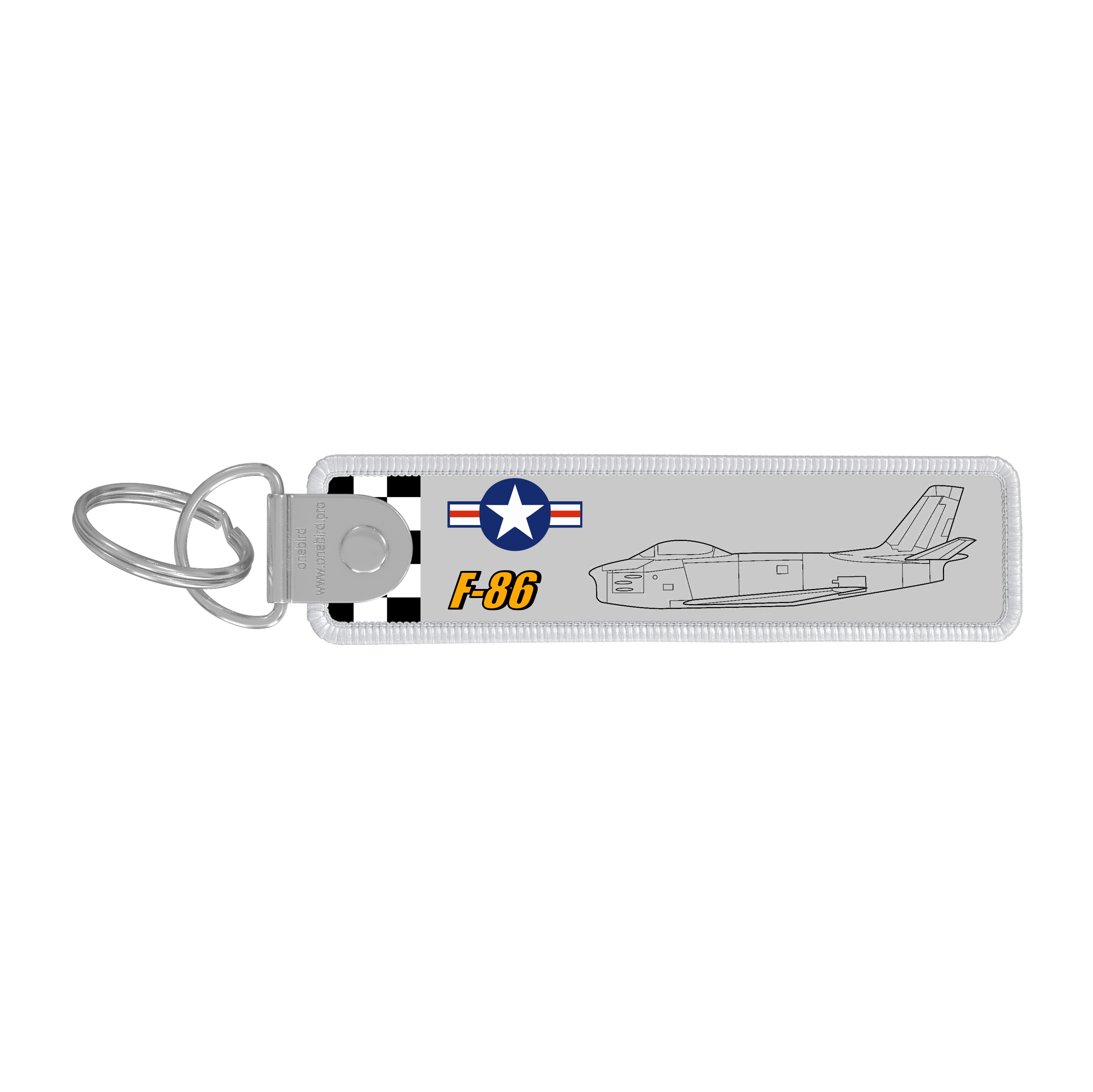 Porte-clés - Flamme WarBird - North American F-86 Sabre