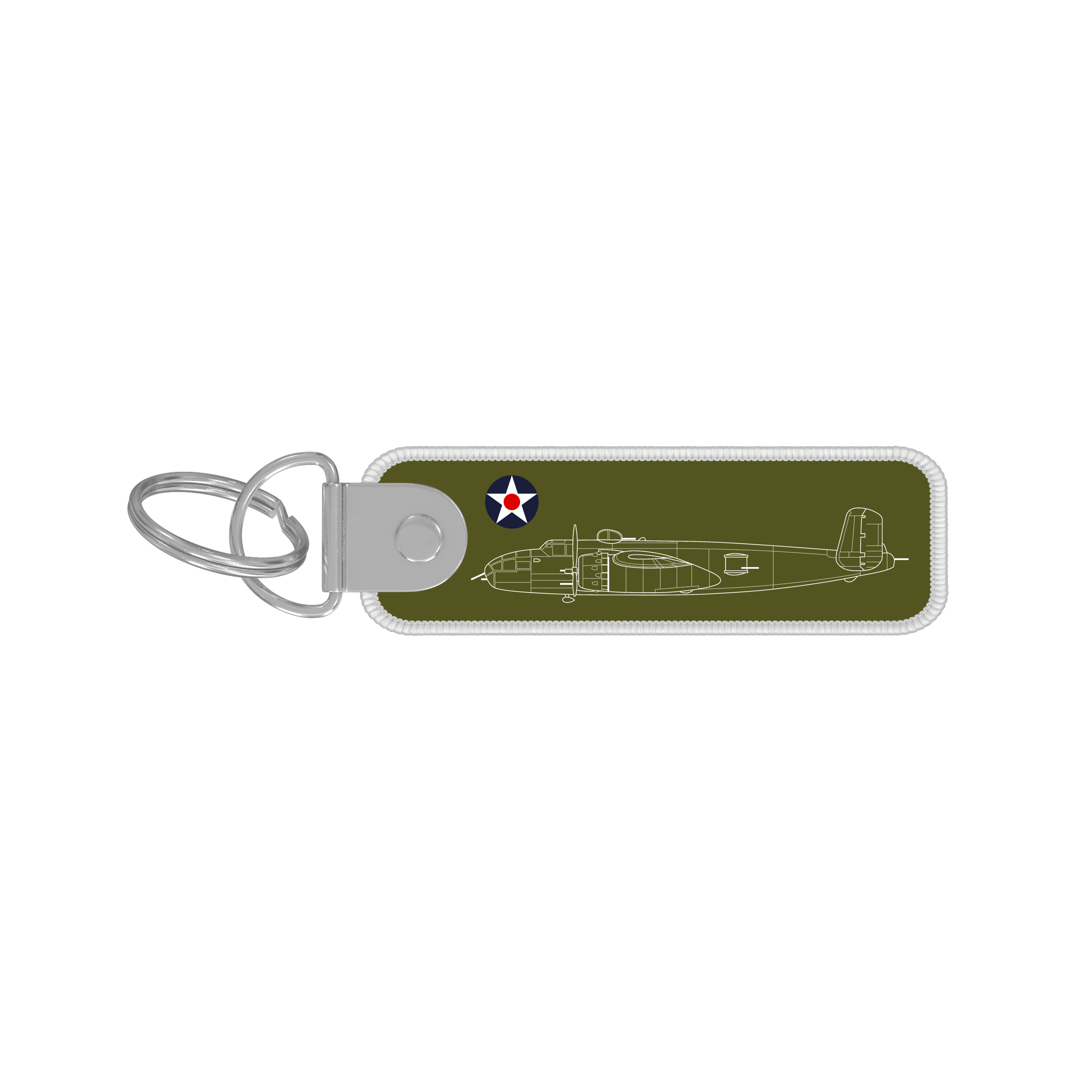 Porte-clés flamme - Warbird - North American B-25 Mitchell