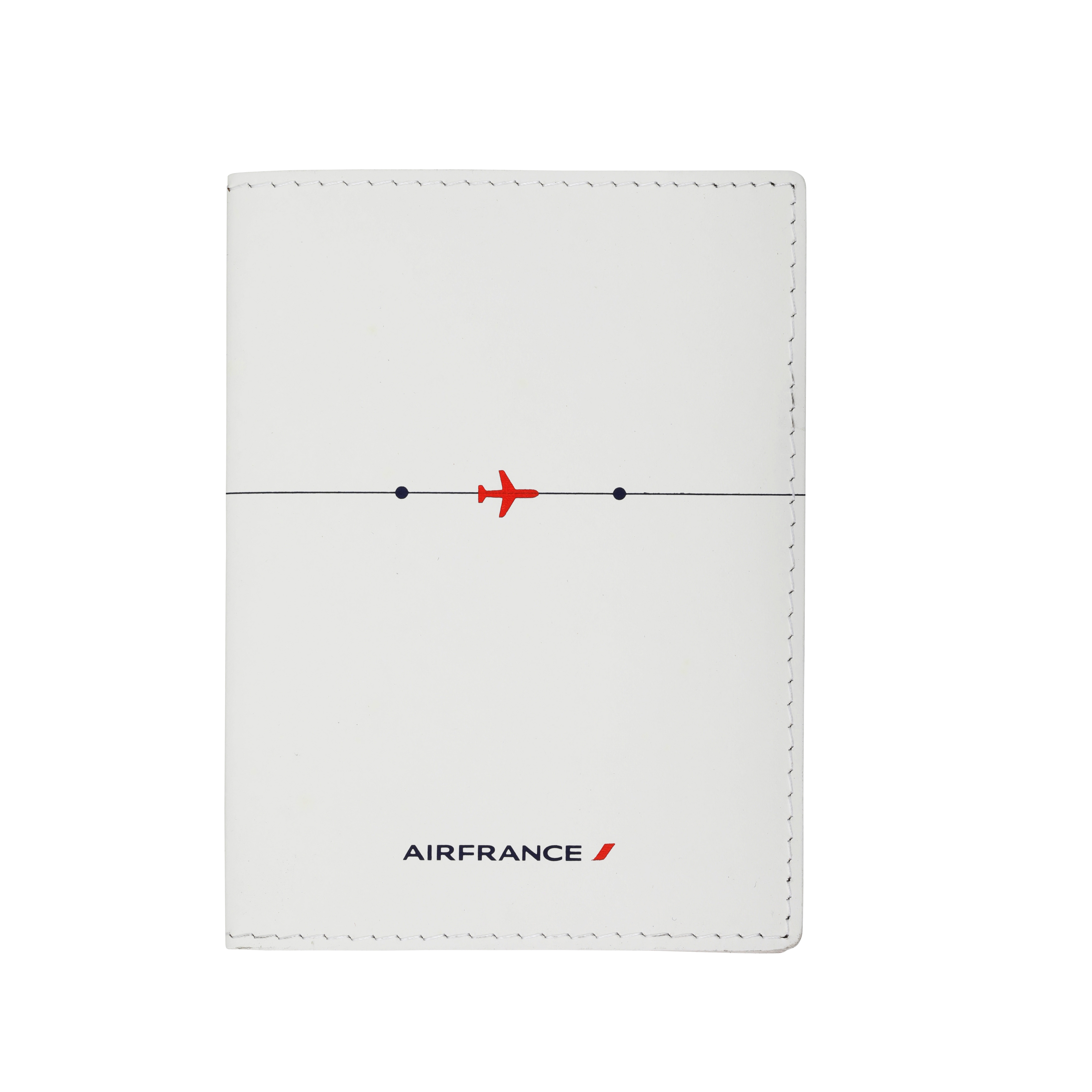 Protège passeport Tricolore - Blanc