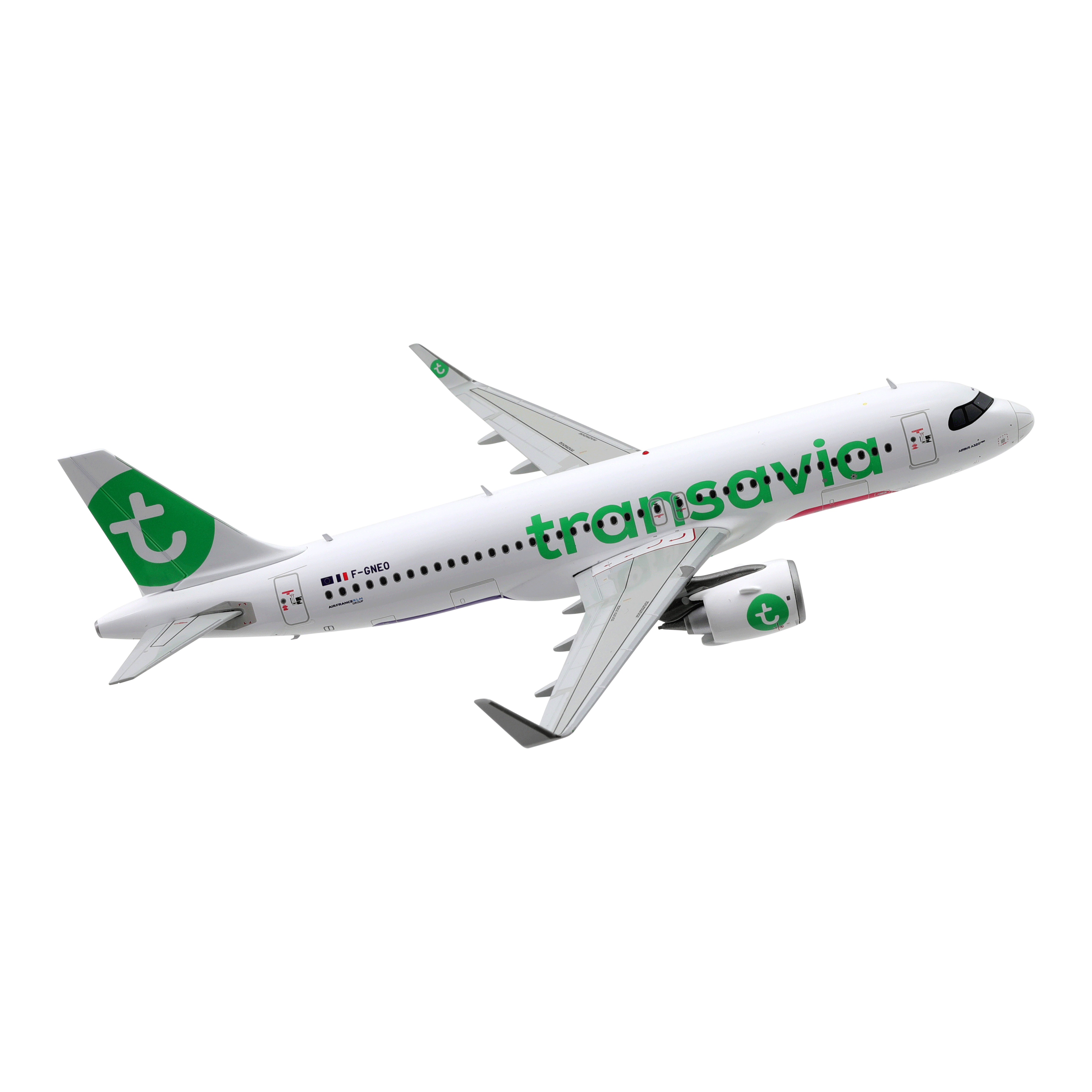 Maquette avion Airbus A320neo Transavia - Résine 1/50