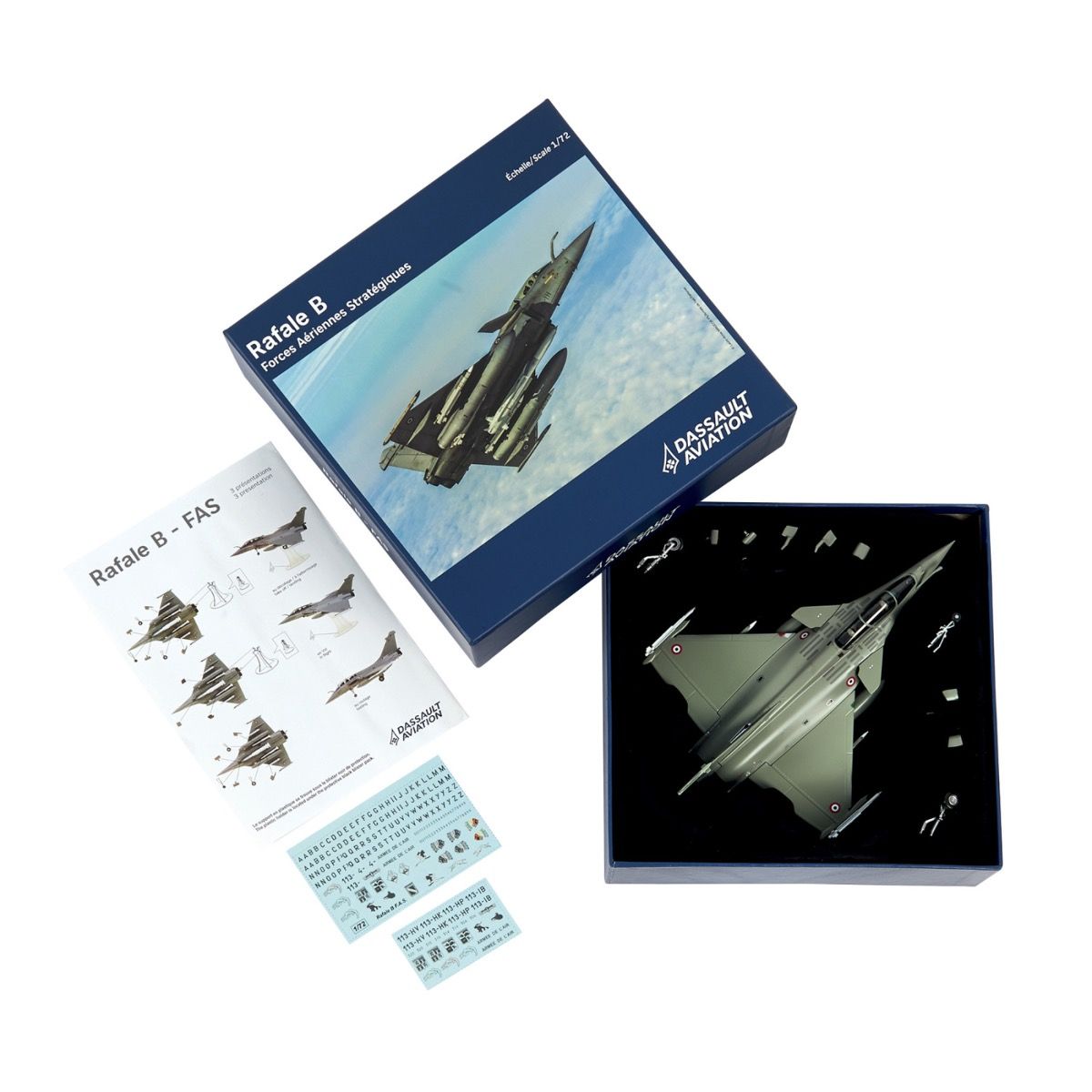 Rafale B Strategic Air Forces model - Dassault - 1/72 scale