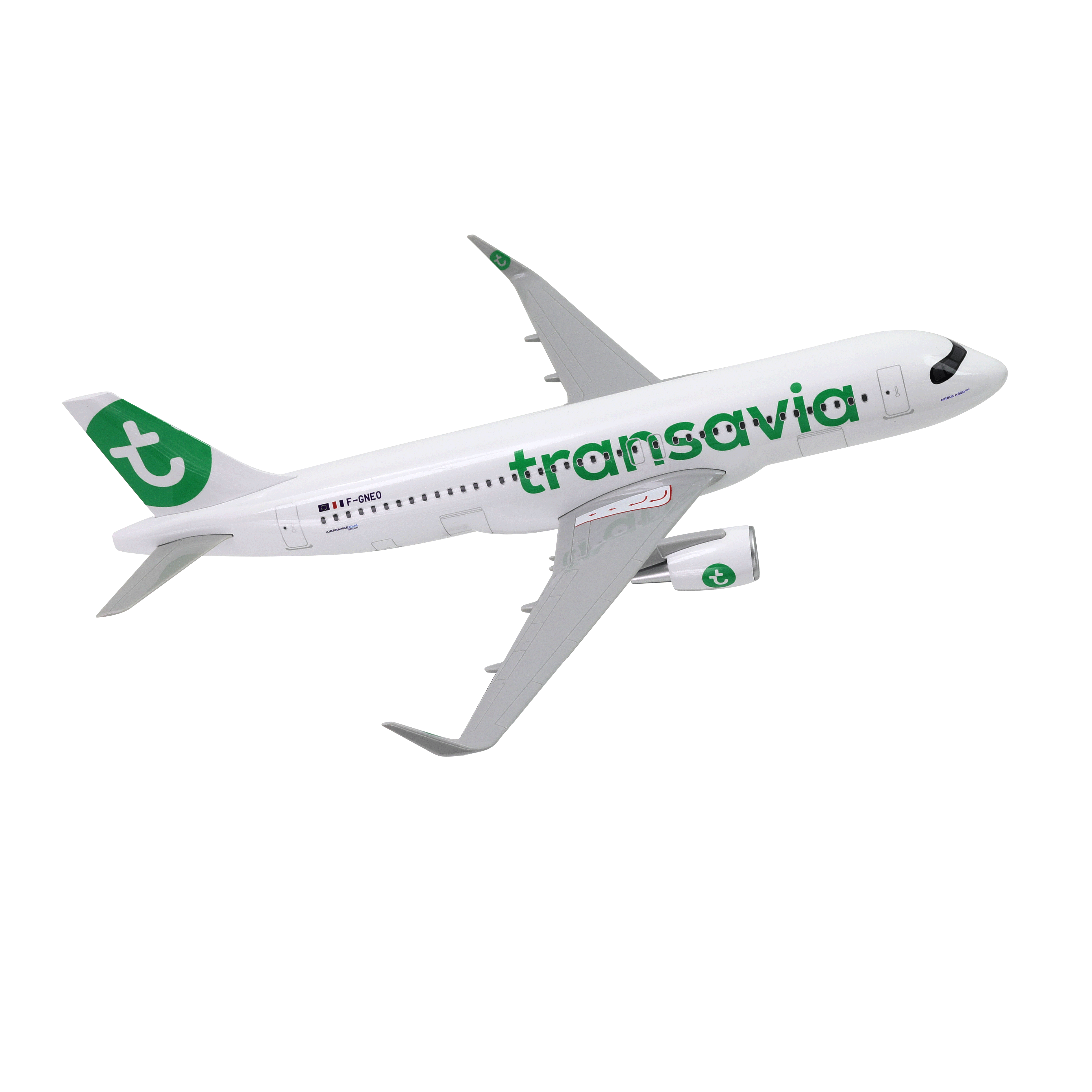 Maquette avion Airbus A320neo Transavia - résine 1/100e