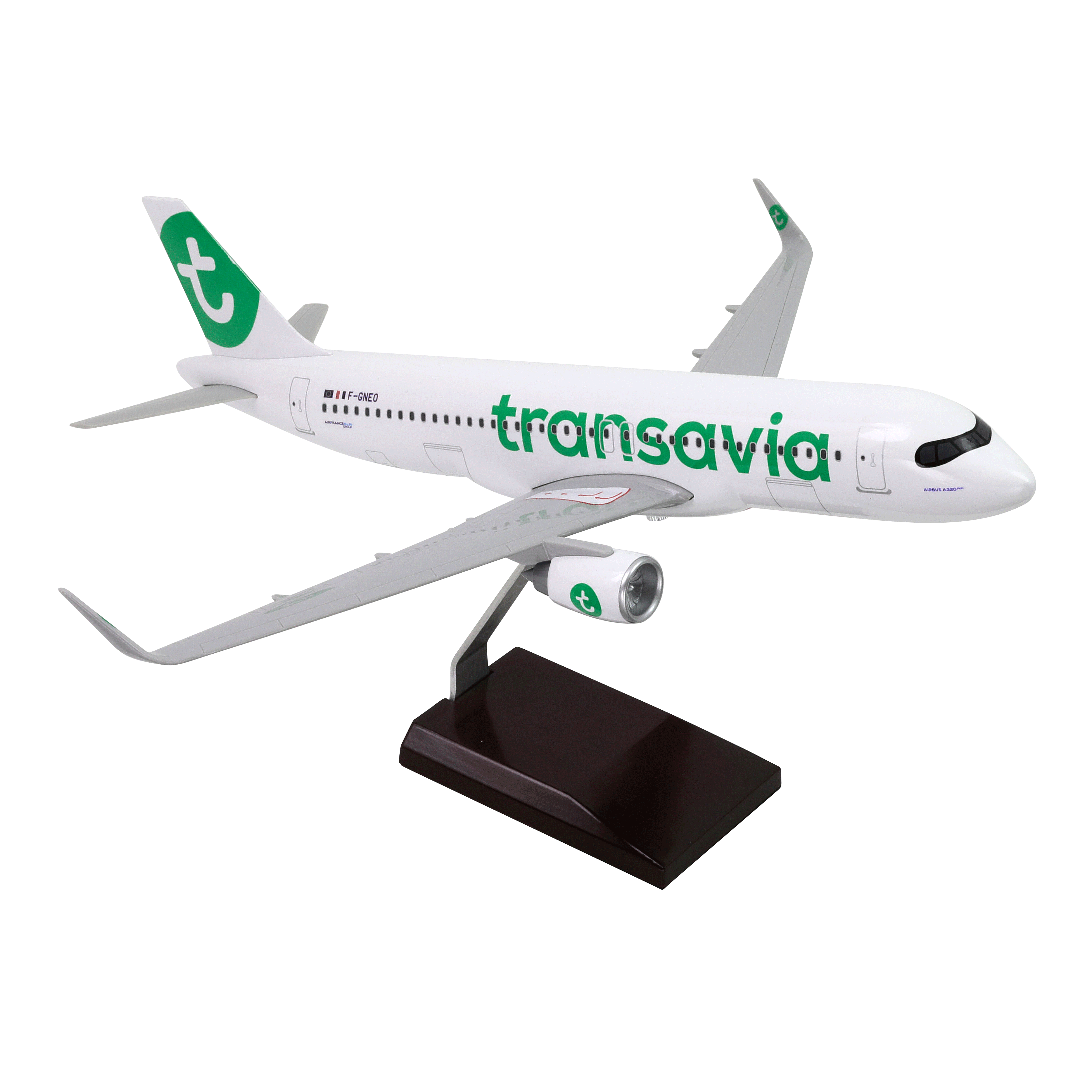 Maquette avion Airbus A320neo Transavia - résine 1/100e