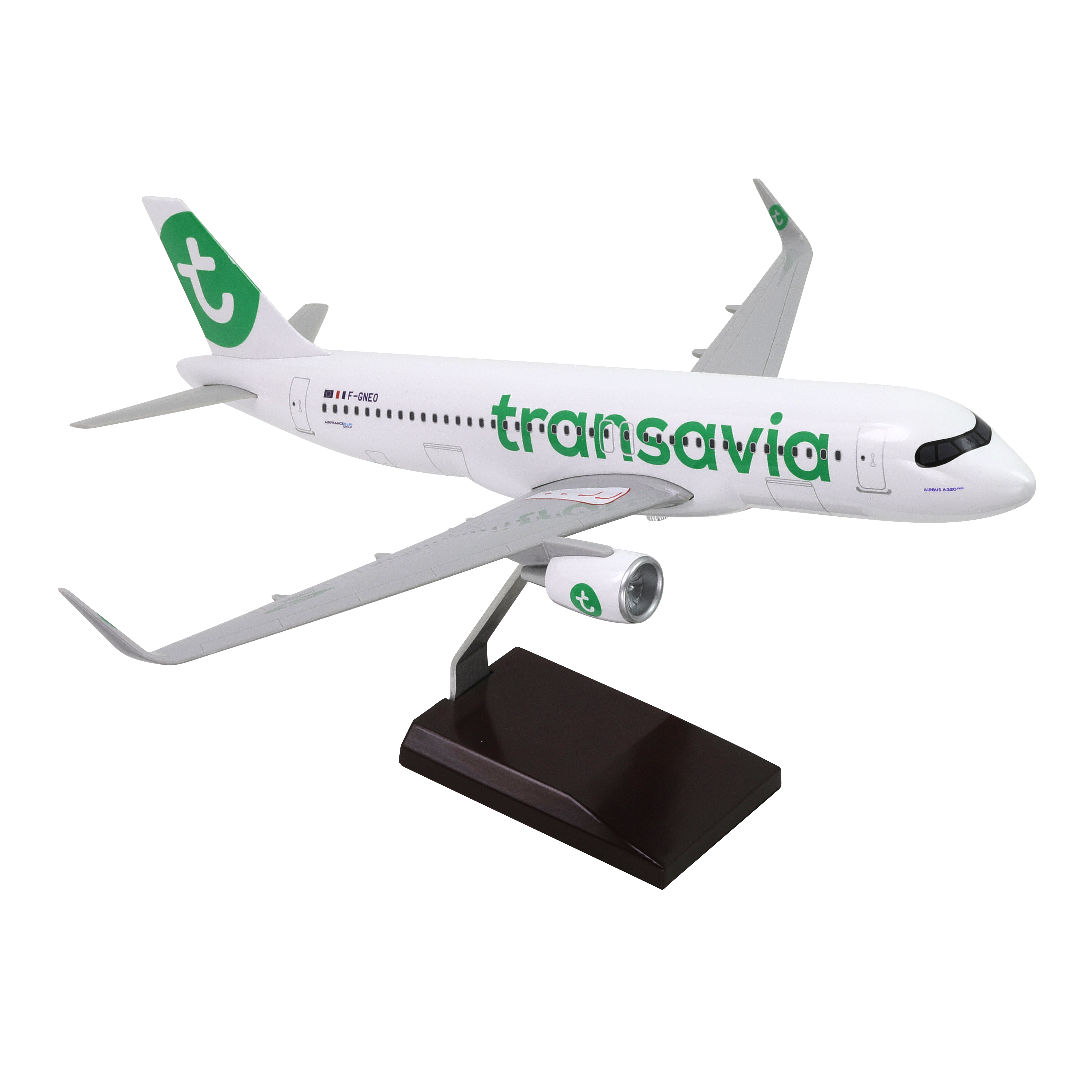 Maquette avion Airbus A320neo Transavia - résine 1/100e