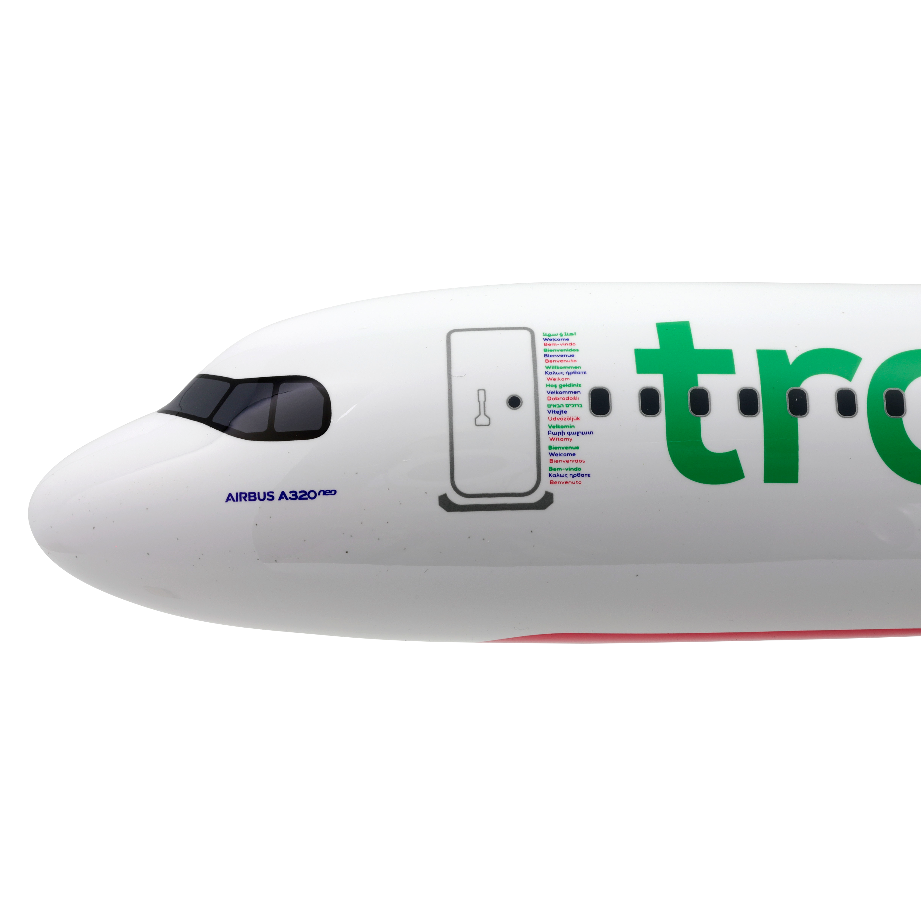 Maquette avion Airbus A320neo Transavia - Résine 1/50