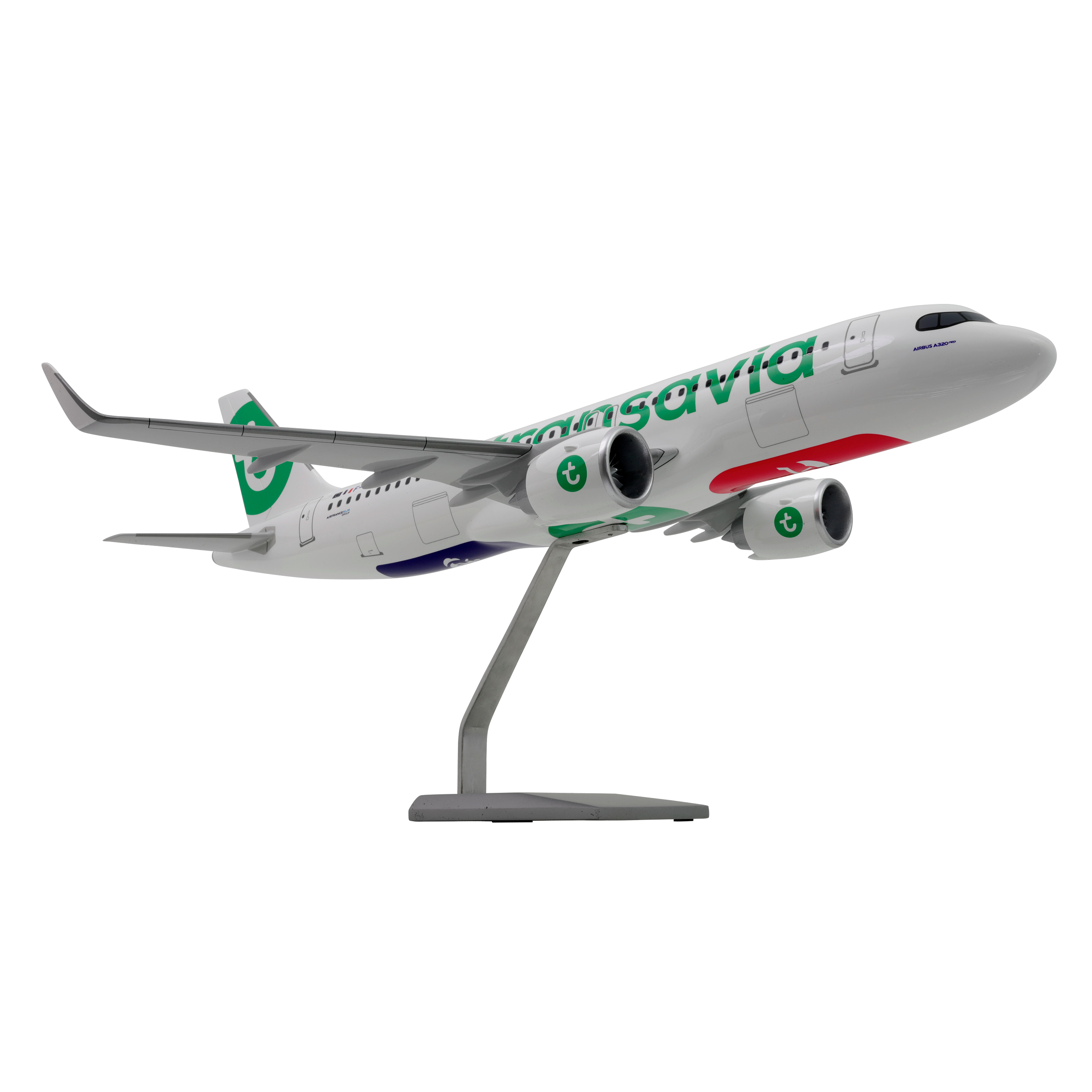 Maquette avion Airbus A320neo Transavia - Résine 1/50
