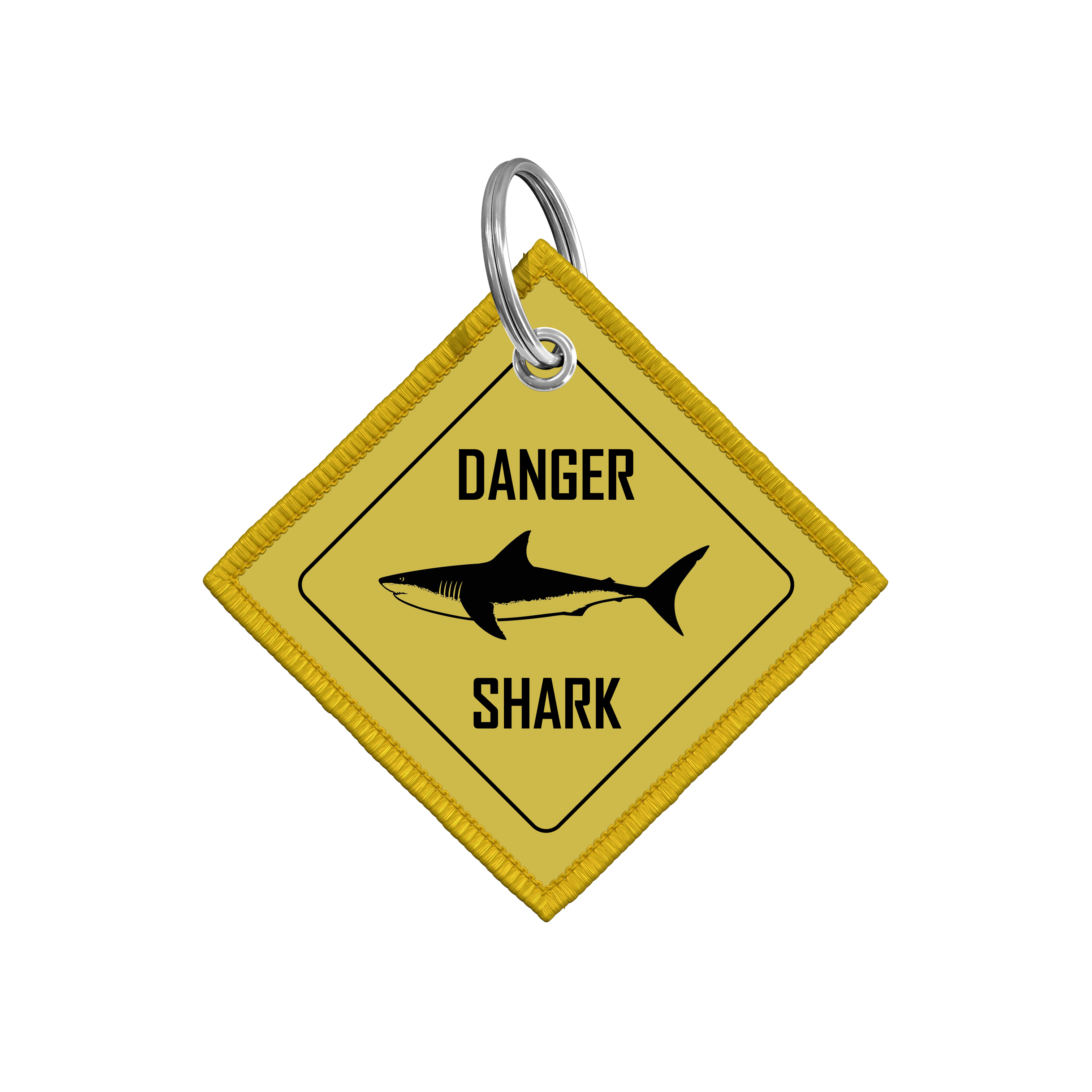 Porte-clés flamme - Road sign - Shark
