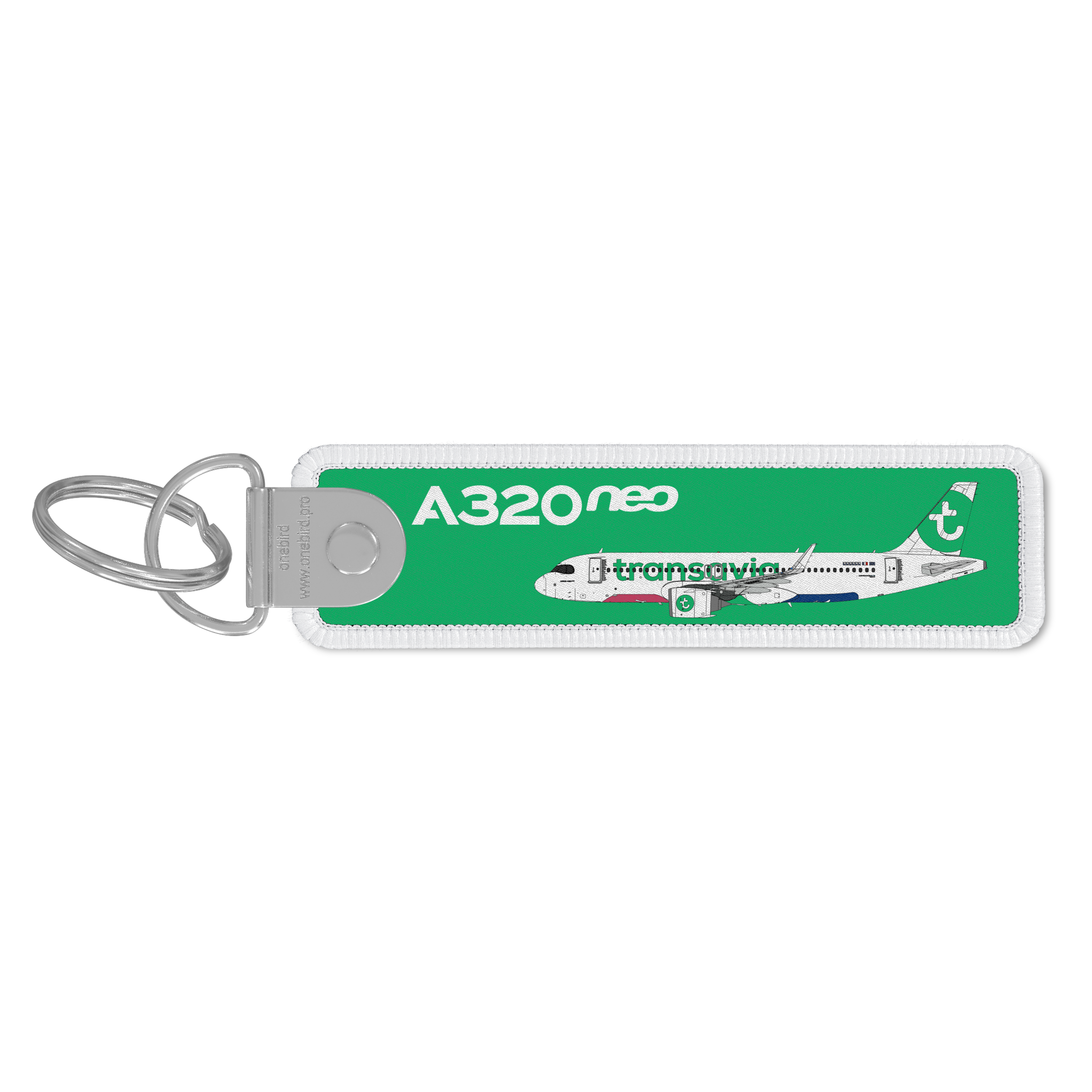 Porte-clés flamme Transavia Airbus A320neo