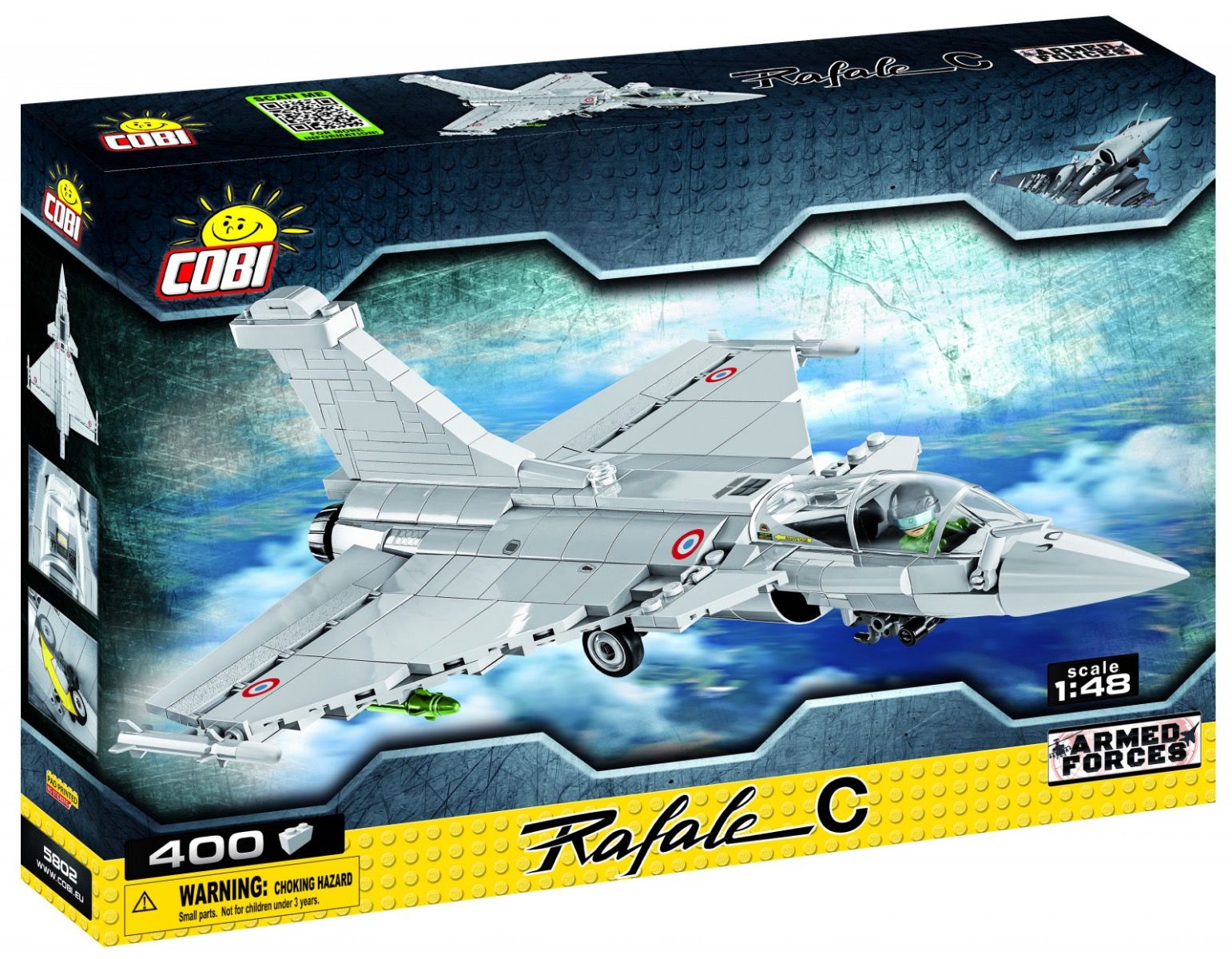 COBI Rafale C model in building bricks - Dassault