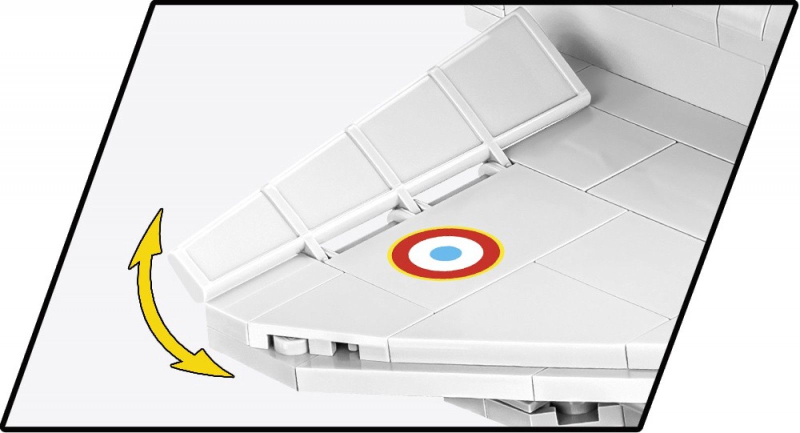 Mirage IIIC Cigognes model made of building bricks - Dassault