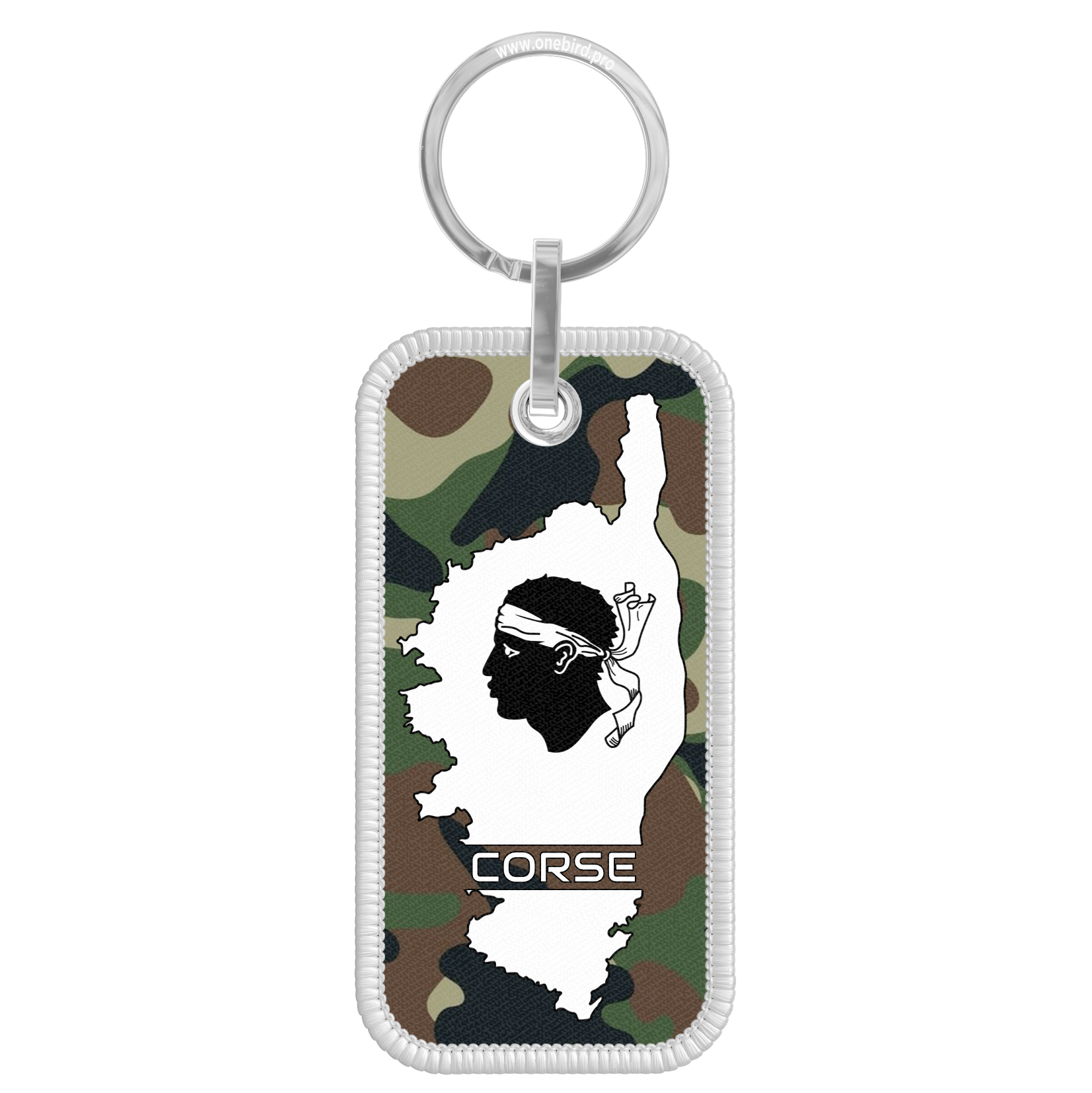 Porte-clés Flamme – Corse fond maquis