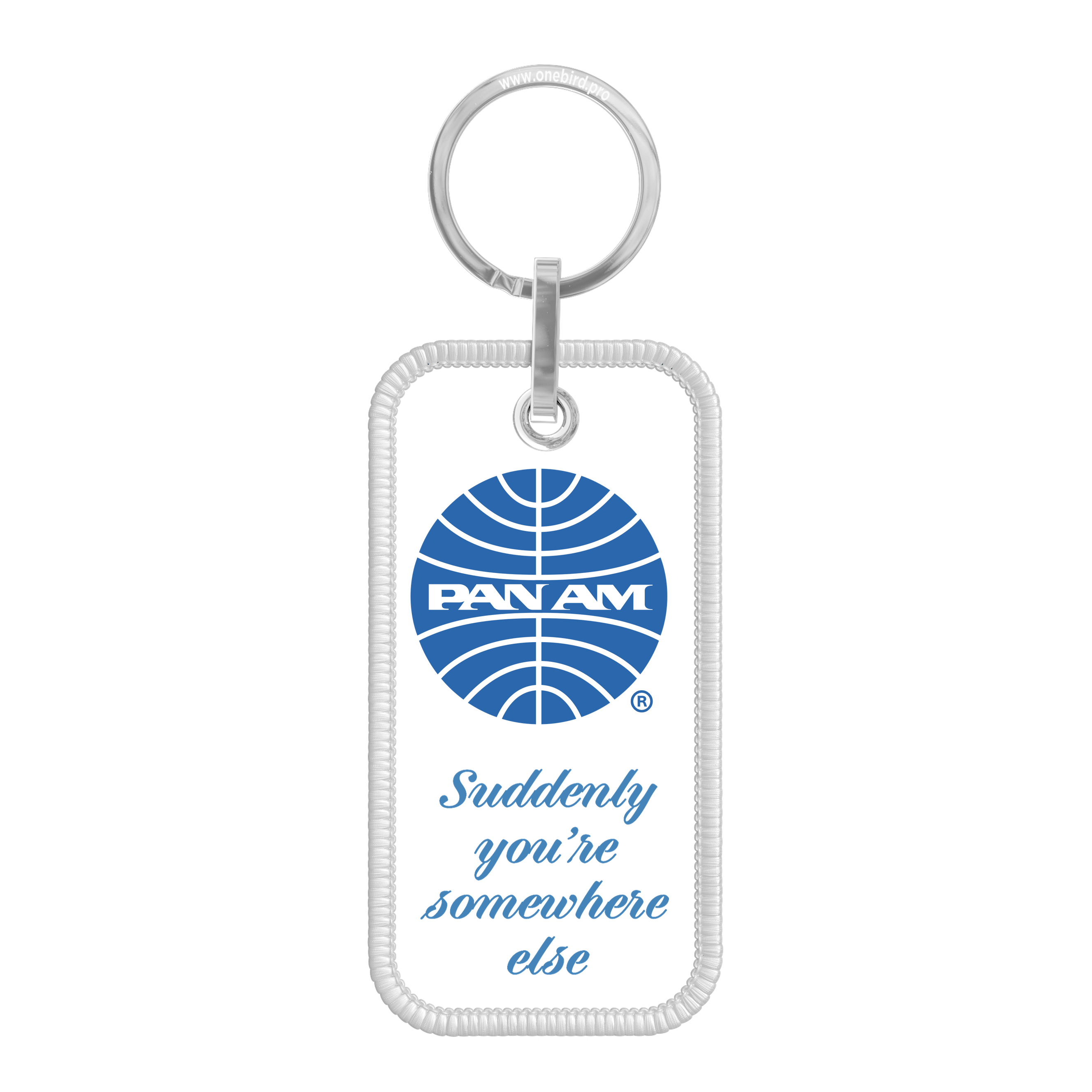 Porte-clés flamme - Pan Am - It's time to fly