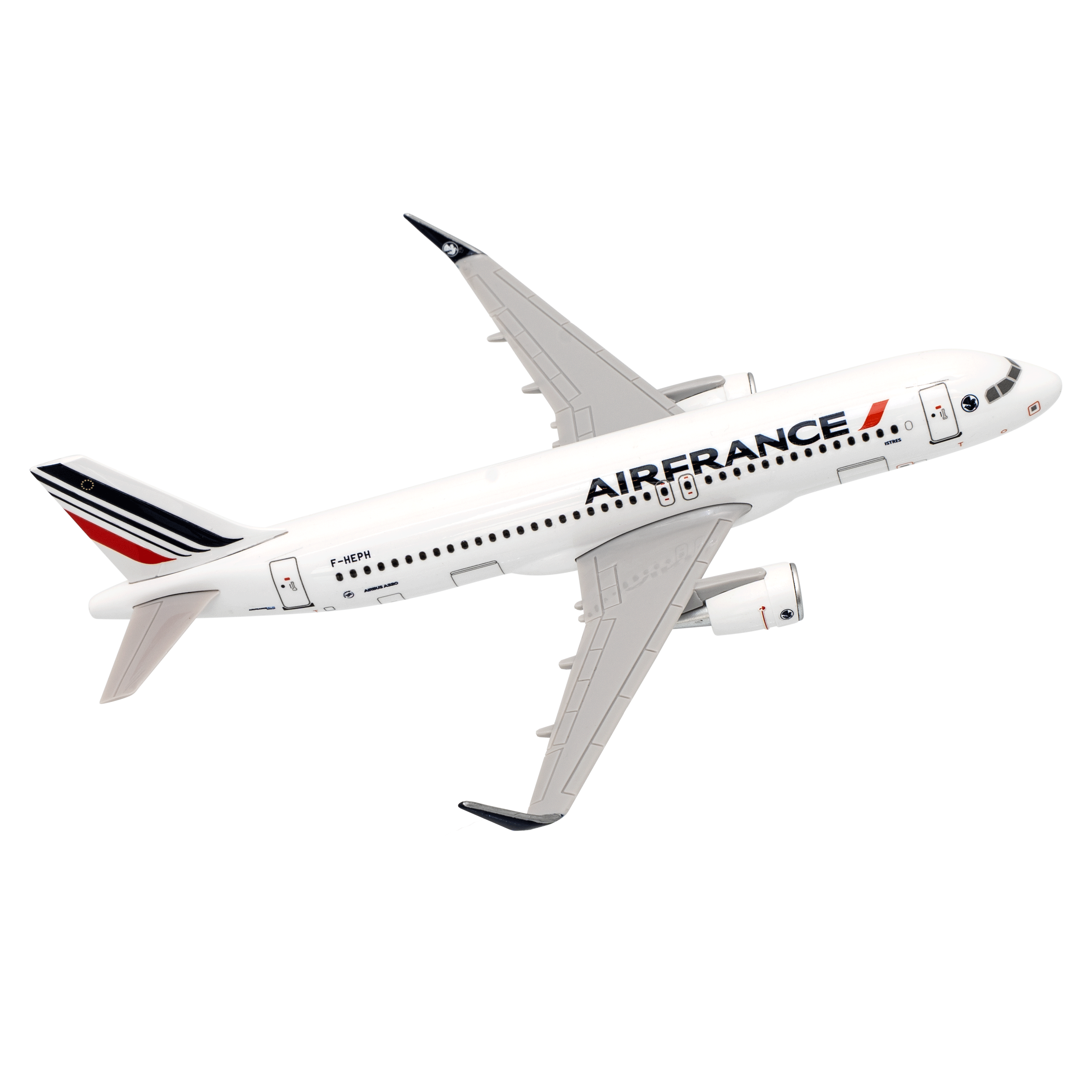 Maquette A320-200 Air France Sharklet F-HEPH ISTRES, 1/200 plastique WCF
