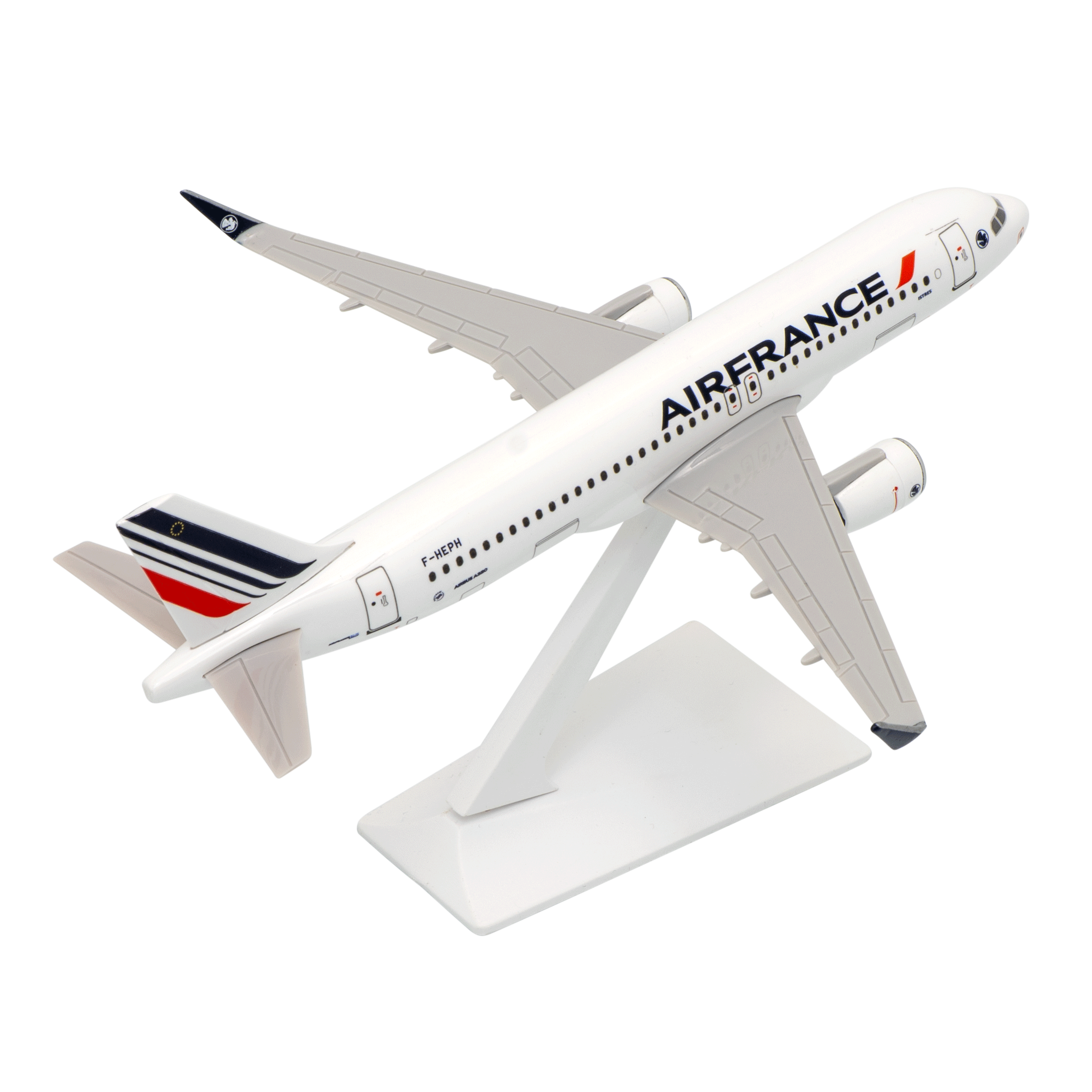 Maquette A320-200 Air France Sharklet F-HEPH ISTRES, 1/200 plastique WCF