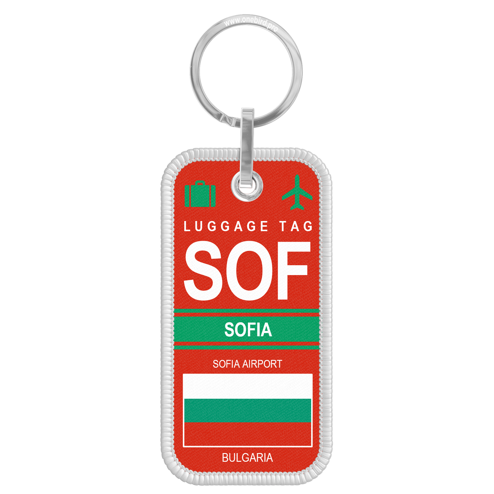 Porte-Cles Flamme - Airport code - SOF - SOFIA