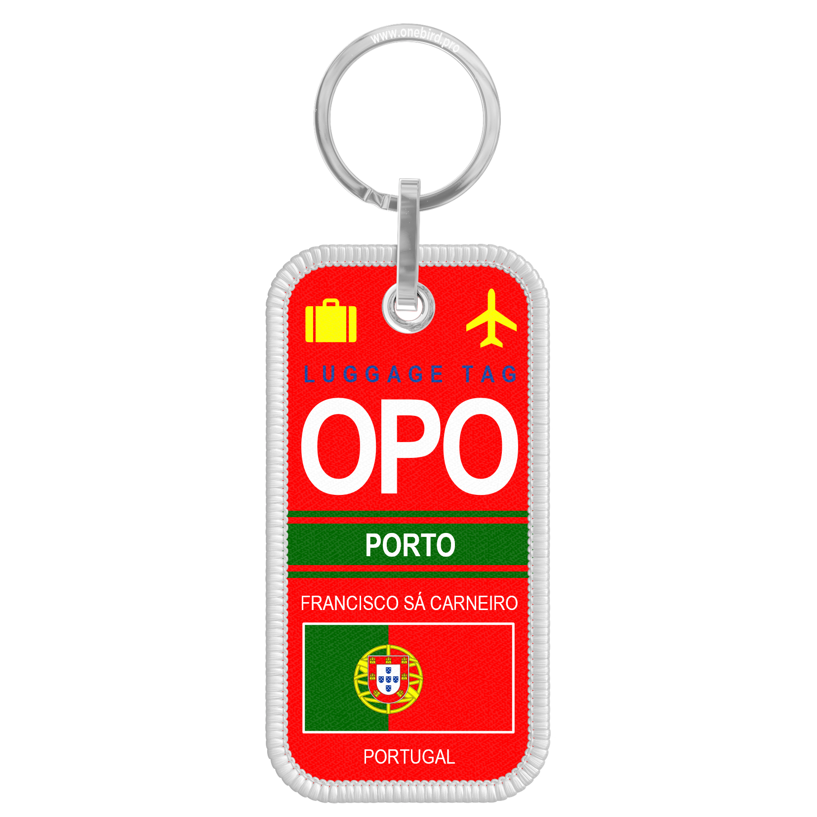 Porte-clés flamme - Airport code - OPO - PORTO
