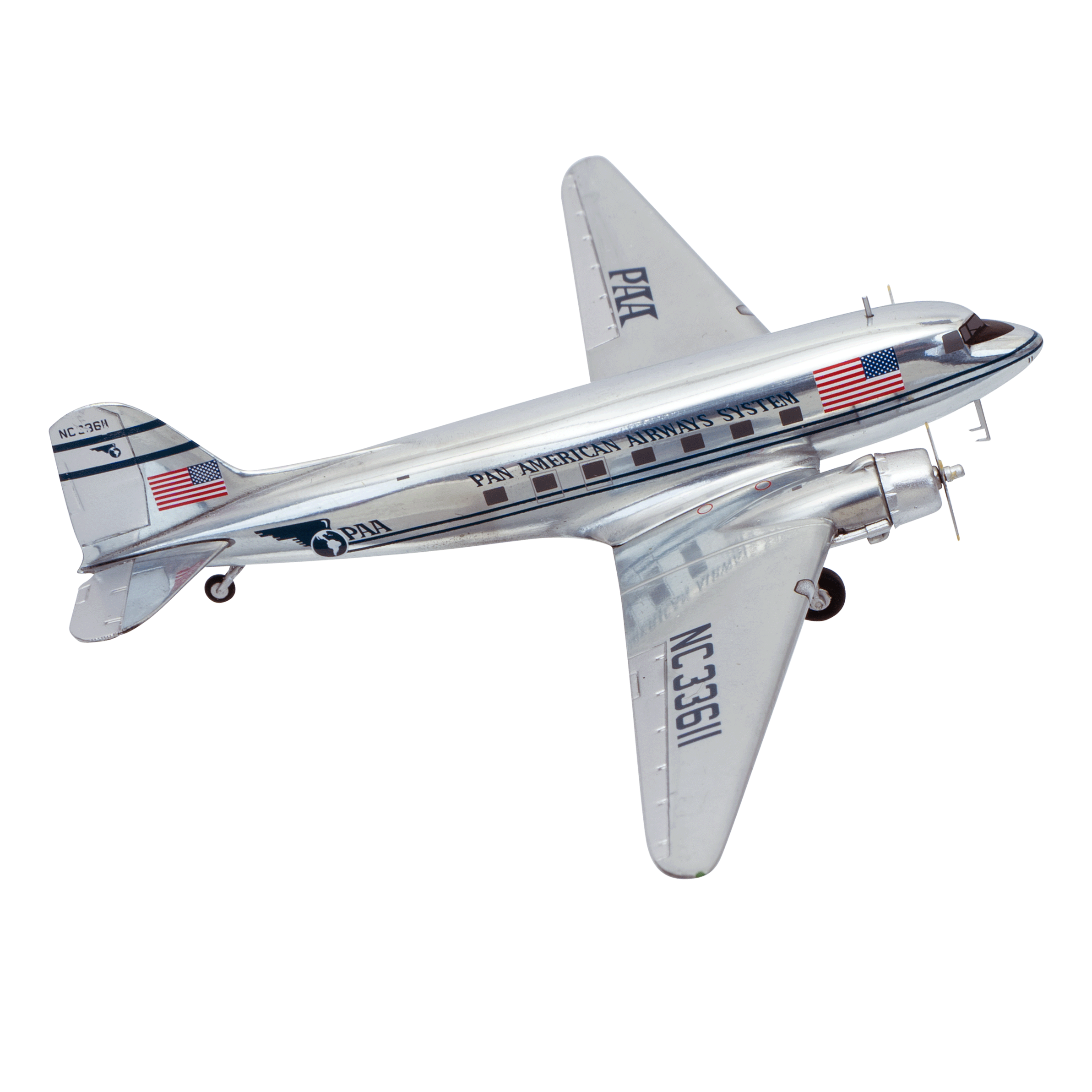 Maquette NC33611 PAN AM Douglas DC-3 200ème Métal