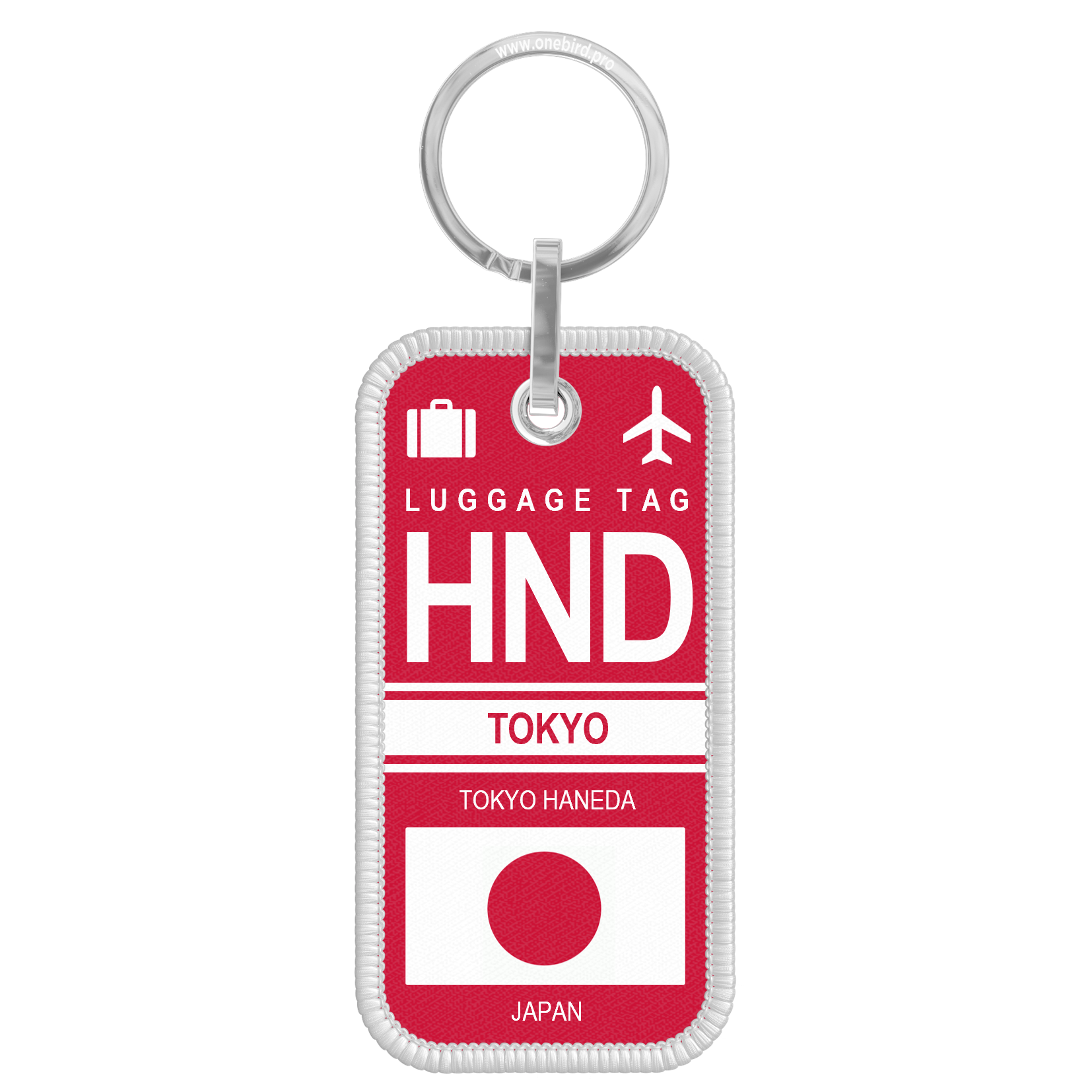 Porte-clés flamme - Airport code - HND - TOKYO HANEDA