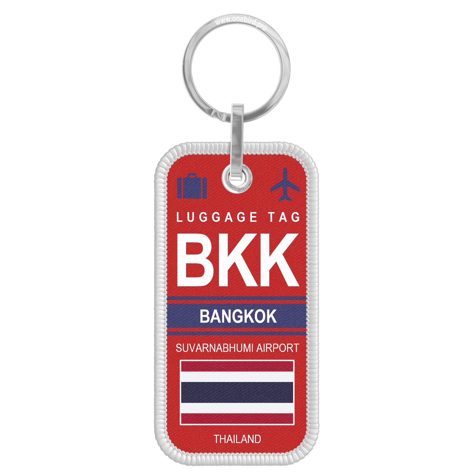 Porte-clés flamme - Airport code - BKK - BANGKOK