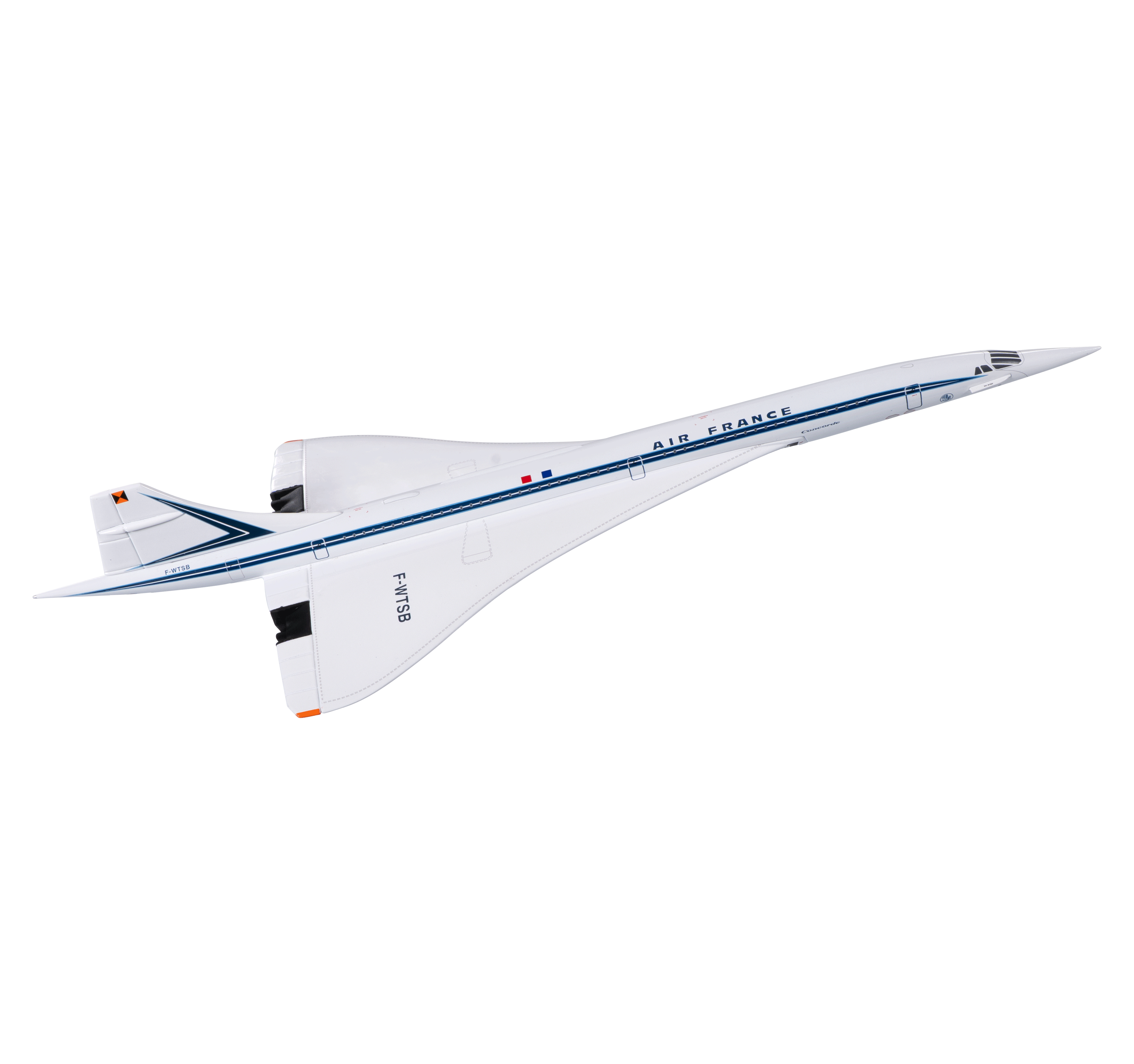 Maquette Sud Aviation Concorde F-WTSB Toulouse, métal 1/200