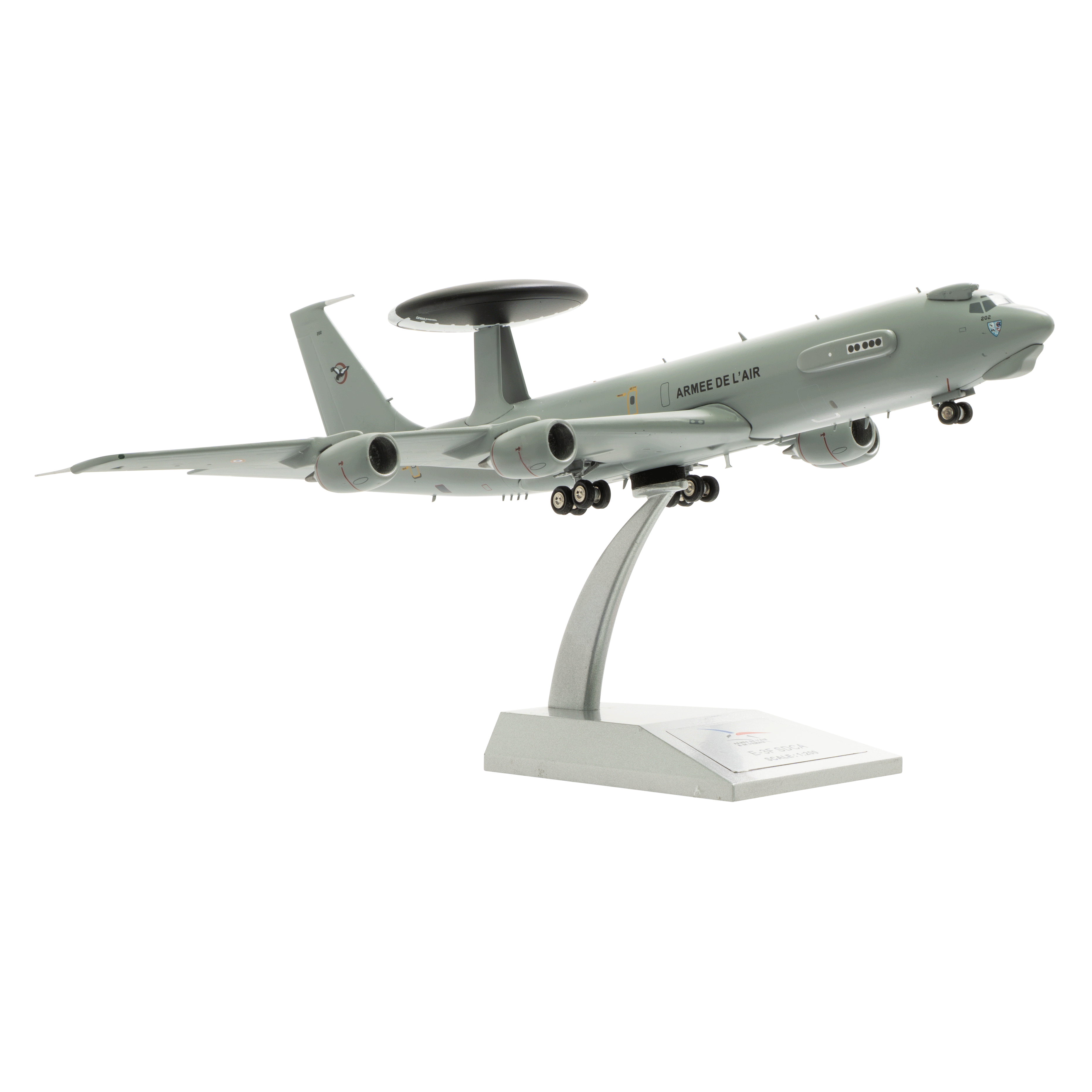 Maquette E-3F AWACS SDA AAE Armée de l'Air, métal 1/200e