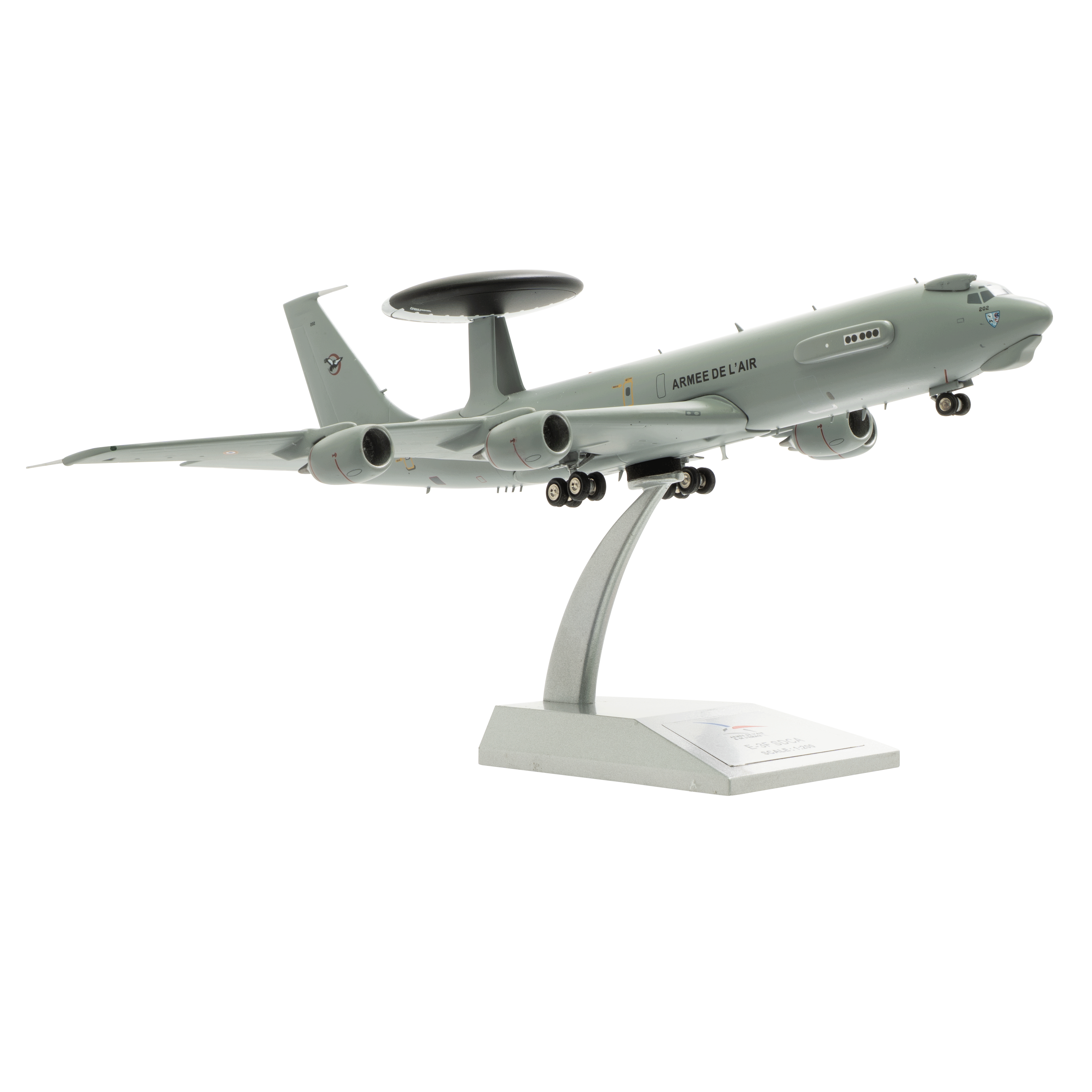 Maquette E-3F AWACS SDA AAE Armée de l'Air, métal 1/200e