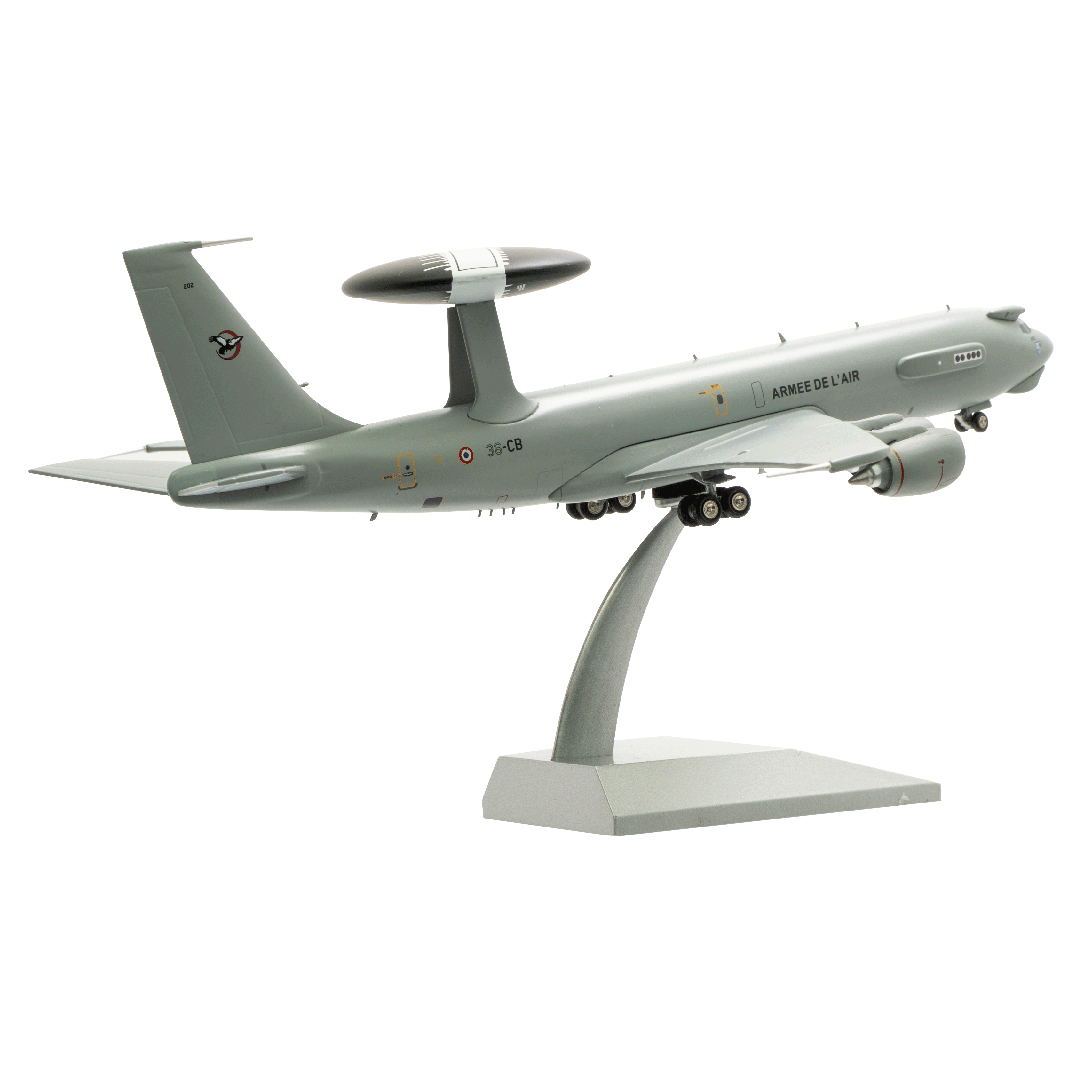 Maquette E-3F AWACS SDA AAE Armée de l'Air, métal 1/200e