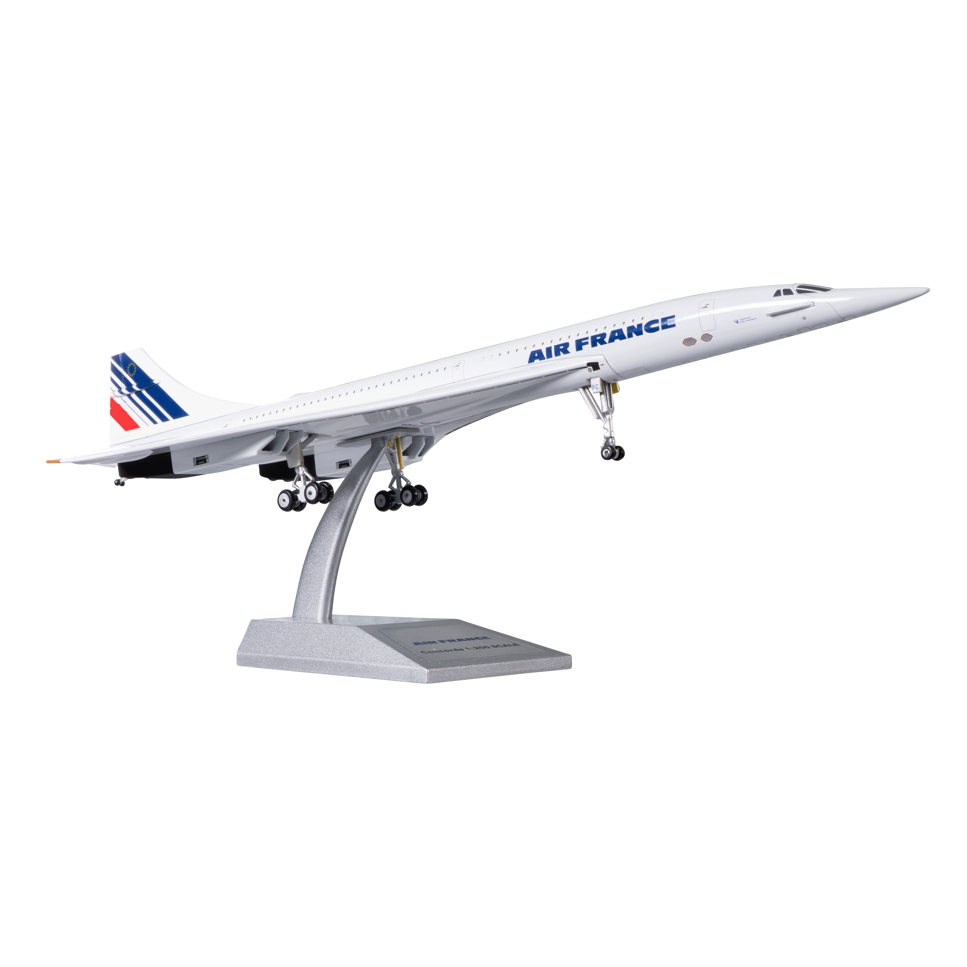 Maquette Sud Aviation Concorde F-BVFC TLS, métal 1/200